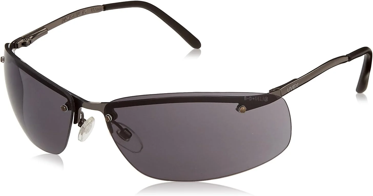 عینک ایمنی هانیول UVEX SLATE GUNMTL GY HC S4111، خاکستری