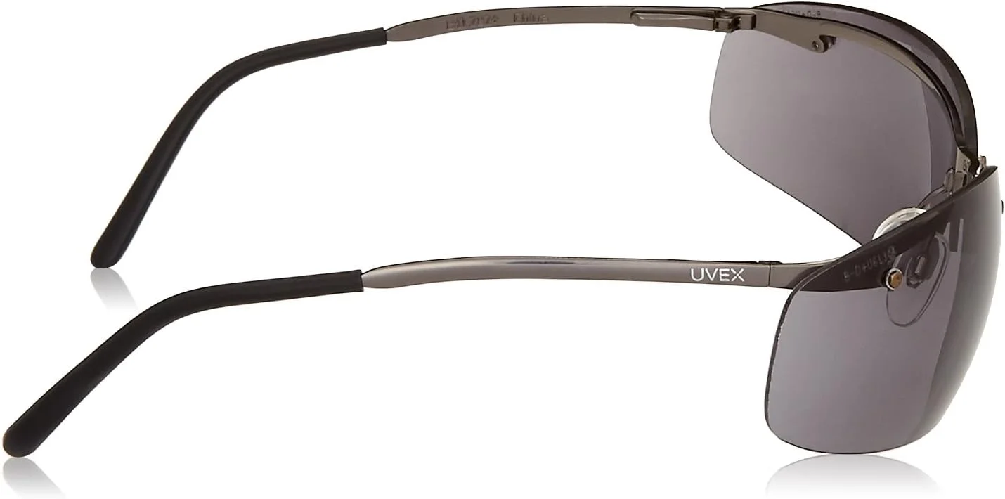 عینک ایمنی هانیول UVEX SLATE GUNMTL GY HC S4111، خاکستری