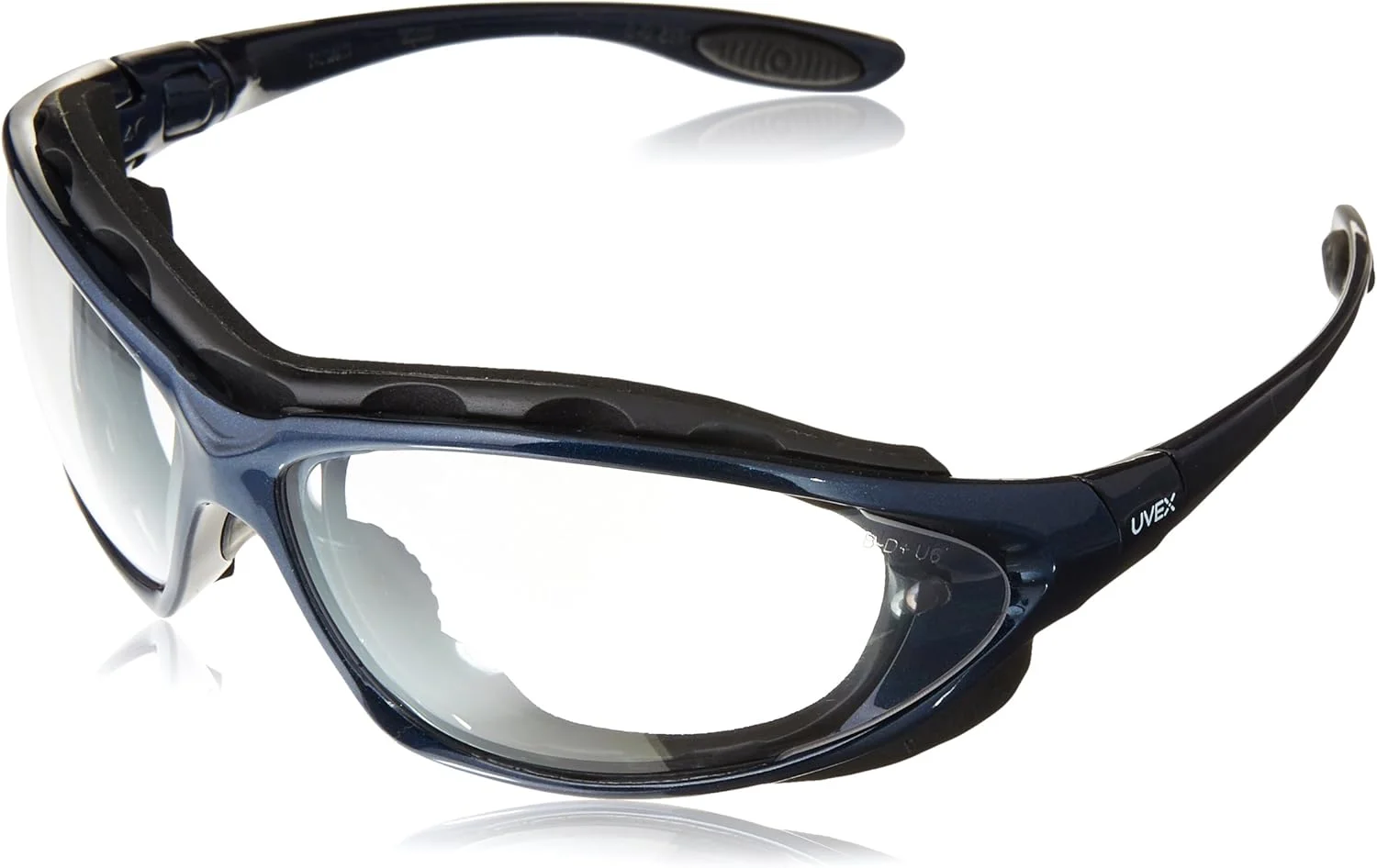 عینک ایمنی درزگیری شده Uvex Honeywell Home S0620X Seismic، لنز شفاف، فریم آبی متالیک