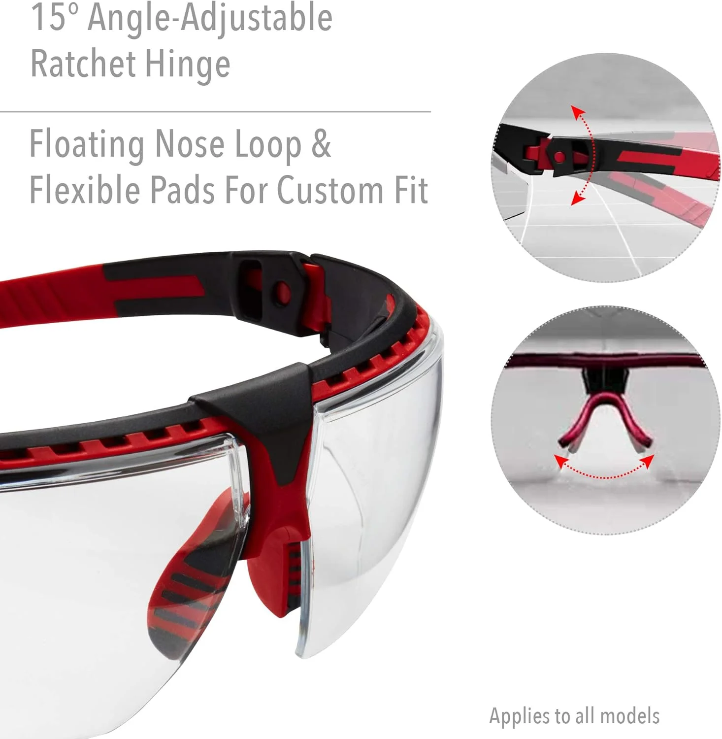 عینک ایمنی UVEX by Honeywell Avatar، فریم آبی-سبز با لنز SCT-Reflect 50 و پوشش سخت ضد خش (S2884)