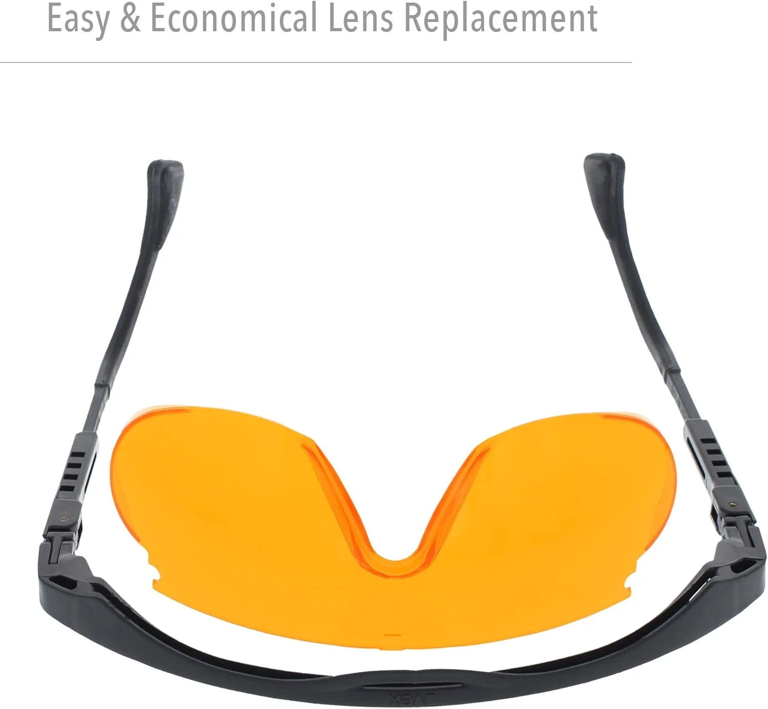 عینک کامپیوتر مسدود کننده نور آبی Uvex Skyper با لنز نارنجی SCT (S1933X)