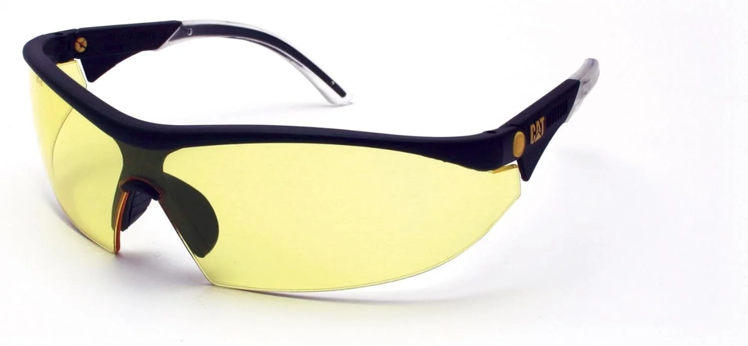 عینک ایمنی لنز زرد کوچک Caterpillar CSA-DIGGER-112-AF فیلتر دسته 2-1.2