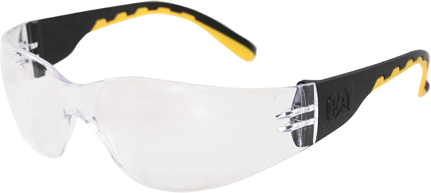 عینک ایمنی کارپیلار مدل Track، مشکی و زرد، شفاف