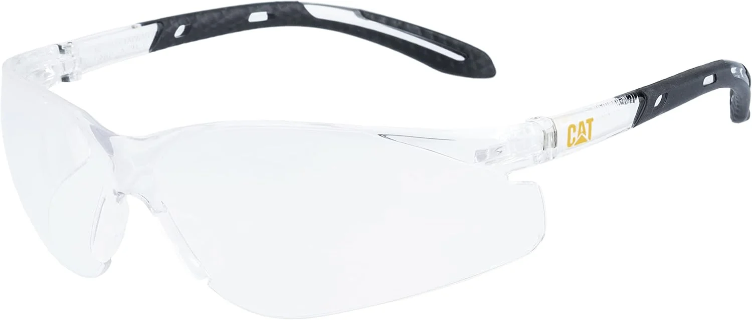 عینک ایمنی CAT - مدل Handler - لنز شفاف - ضد بخار - پلی کربنات - عینک ایمنی