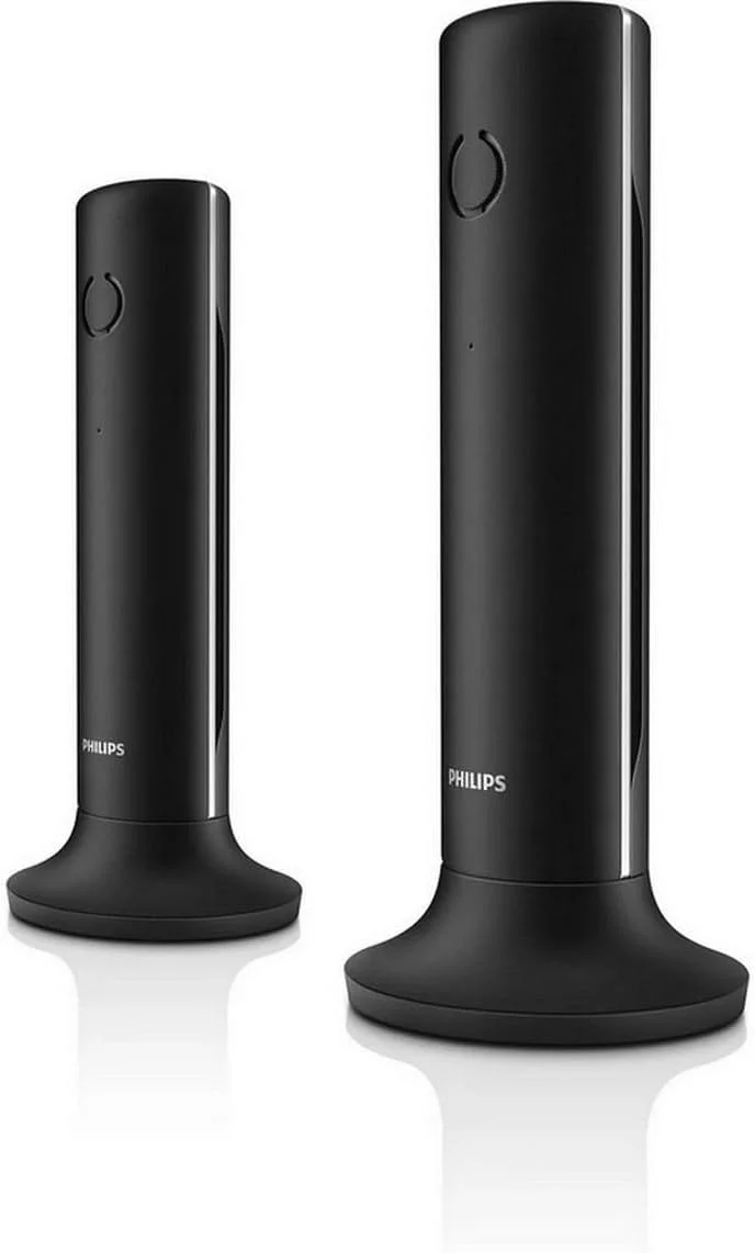 تلفن بی سیم ثابت فیلیپس سری 4000 مدل M4502B/34، مشکی، 1.6 اینچ تلفن بی سیم ثابت فیلیپس سری 4000 مدل M4502B/34، مشکی، 1.6 اینچ