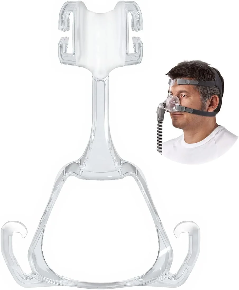 فریم جایگزین محافظ بینی USNUANNU برای لوازم جانبی دستگاه تنفسی، هدگیر ResMed Mirage FX ماسک بینی قابل استفاده مجدد Mirage FX محافظ بینی (پهن شده)
