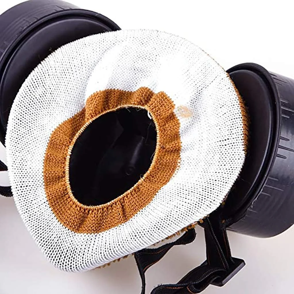 ست ماسک تنفسی دو لول XLanY با فیلتر رنگ و عینک، ماسک تنفسی محافظ کربن فعال شخصی با عینک برای خانه و فضای باز