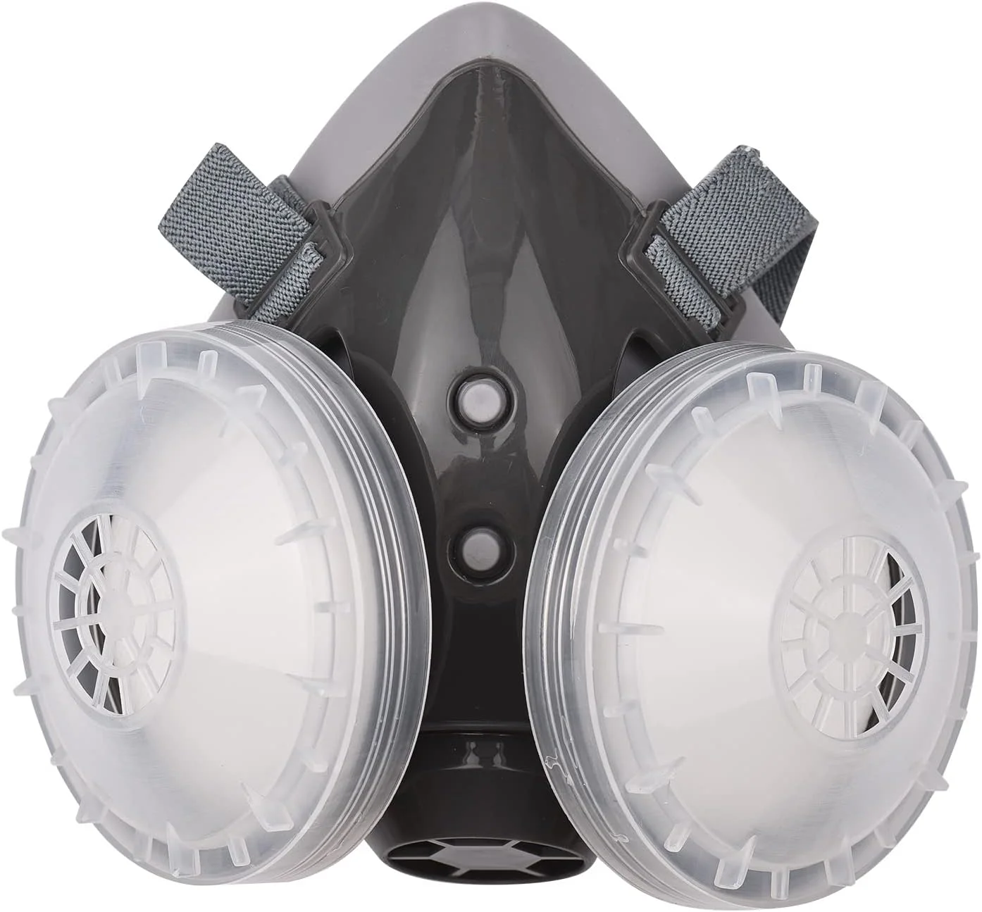 ماسک تنفسی YaBuy، ماسک نیم صورت قابل استفاده مجدد، محافظ تنفسی برای رنگ آمیزی، جوشکاری، پولیش کاری، نجاری و سایر محافظت های کاری