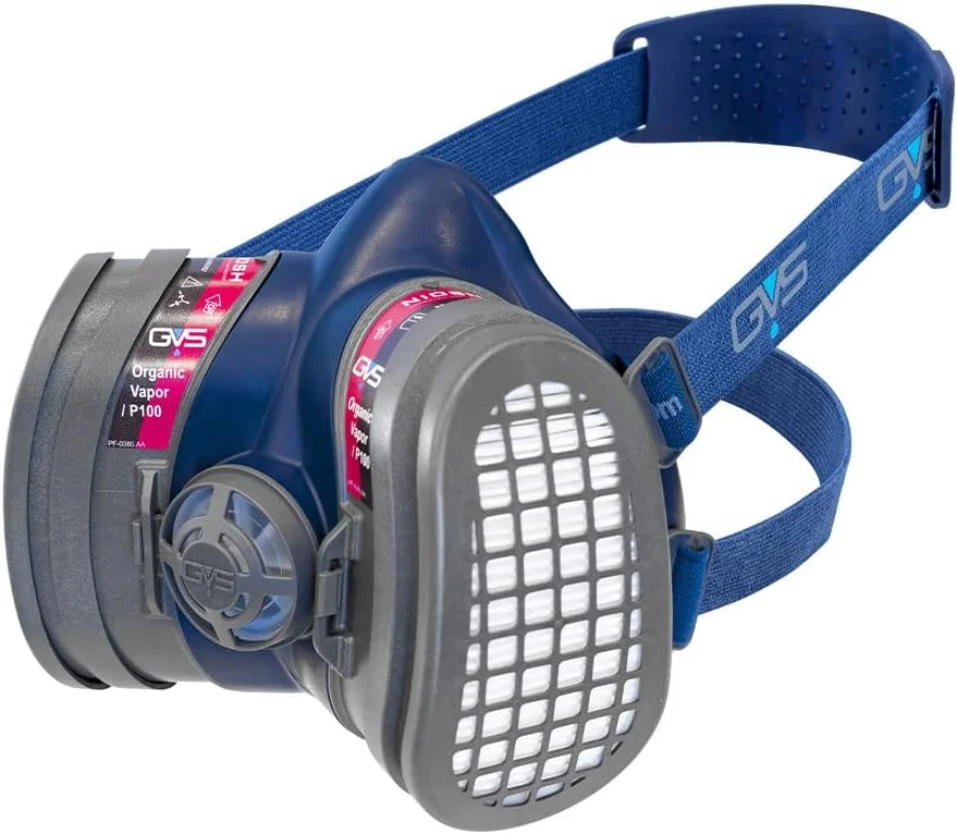 ماسک تنفسی نیم صورت GVS SPR657 Elipse با فیلتر برای گرد و غبار، گازها و بخارات آلی، سایز M/L