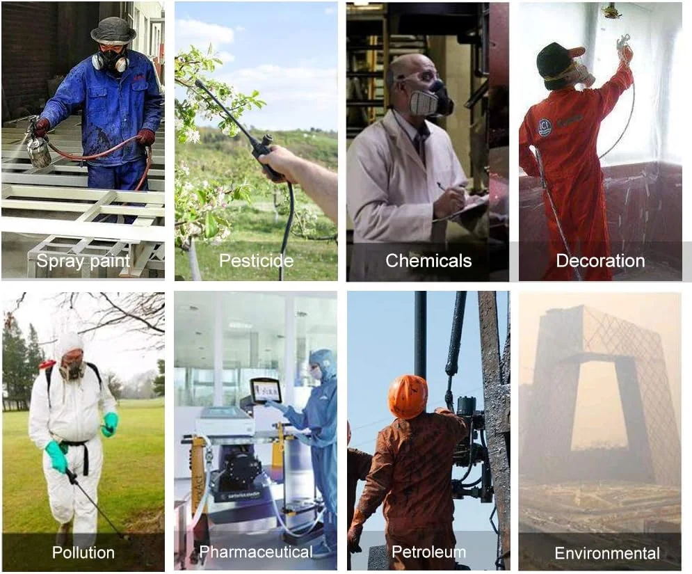 ماسک تنفسی نیم صورت Morelian 3600 با کارتریج فیلتر، ماسک محافظ، تجهیزات حفاظت فردی