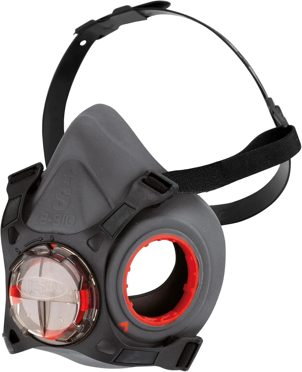 ماسک نیم صورت تنفسی قابل استفاده مجدد JSP Force Typhoon™8 - سایز کوچک - مقاومت تنفسی کم، NIOSH، راحتی و تناسب بیشتر، سازگار با فیلترهای PressToCheck™