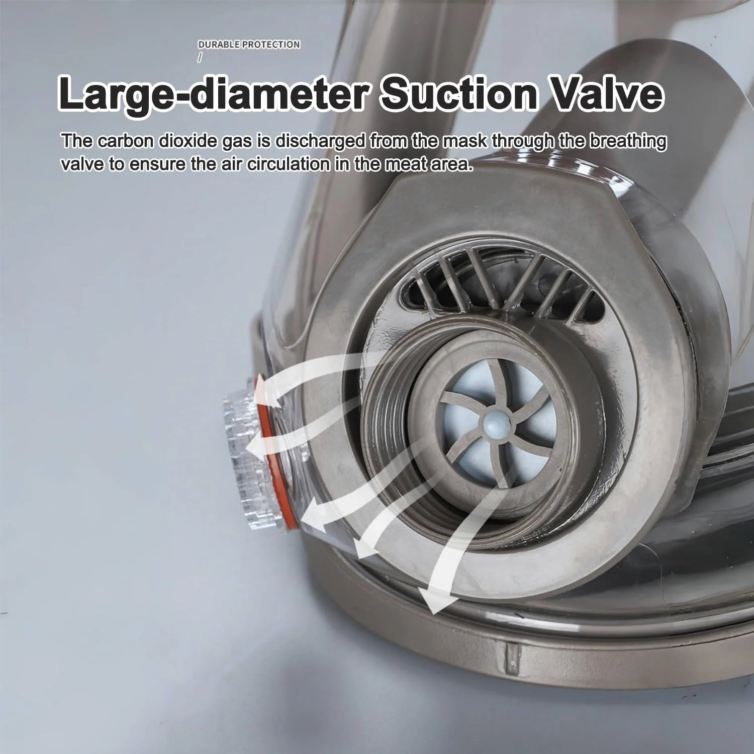 ماسک گاز تمام صورت، ماسک تنفسی صنعتی DMG قابل استفاده مجدد با دو کارتریج فیلتر، محافظت در برابر گرد و غبار شیمیایی برای سناریوهای هسته ای بقا، آتش نشانی، رنگ آمیزی، پالایش، طراحی مهر و موم شده راحت