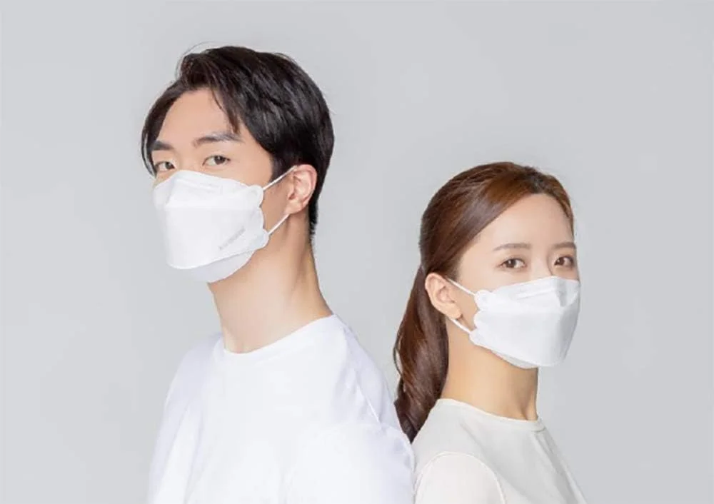 ماسک نانو ایر کویین بسته 10 عددی، سایز بزرگ سفید و یک عدد ضدعفونی کننده دست یکبار مصرف، 2 میلی لیتر، ماسک Inex ساخت کره