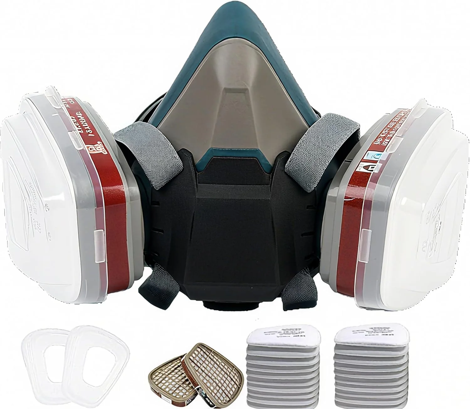 ماسک تنفسی ETSG با فیلترهای 6001، ماسک های گاز بقا هسته ای و شیمیایی برای نقاشی، بخارات آلی ماسک تنفسی ETSG با فیلترهای 6001، ماسک های گاز بقا هسته ای و شیمیایی برای نقاشی، بخارات آلی