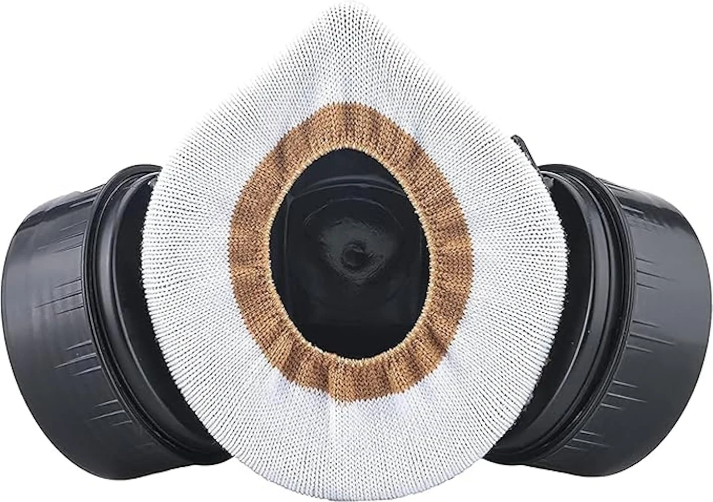 ماسک تنفسی ایمنی با 2 فیلتر محافظتی دوتایی - ماسک صورت قابل استفاده مجدد برای رنگ آمیزی، صنایع پتروشیمی، جابجایی مواد شیمیایی و موارد دیگر - مناسب برای همه