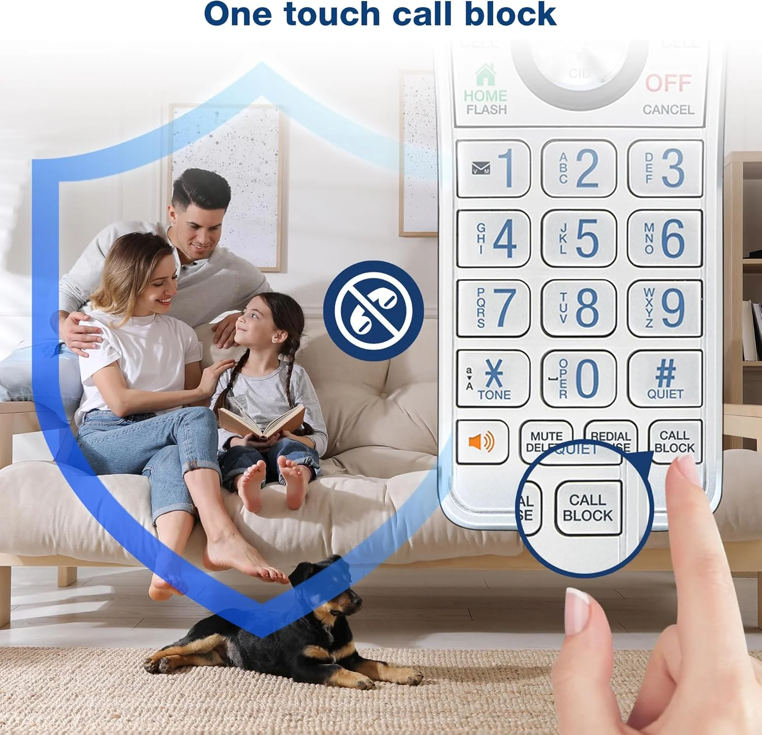 تلفن بی سیم DECT برد فوق العاده طولانی VTech IS8151-5 با 5 گوشی برای منزل با منشی تلفنی، برد 700 متر، مسدود کردن تماس، بلوتوث، جک هدست، پشتیبان برق، اینترکام، قابل ارتقا تا 12 گوشی تلفن بی سیم DECT برد فوق العاده طولانی VTech IS8151-5 با 5 گوشی برای منزل با منشی تلفنی، برد 700 متر، مسدود کردن تماس، بلوتوث، جک هدست، پشتیبان برق، اینترکام، قابل ارتقا تا 12 گوشی