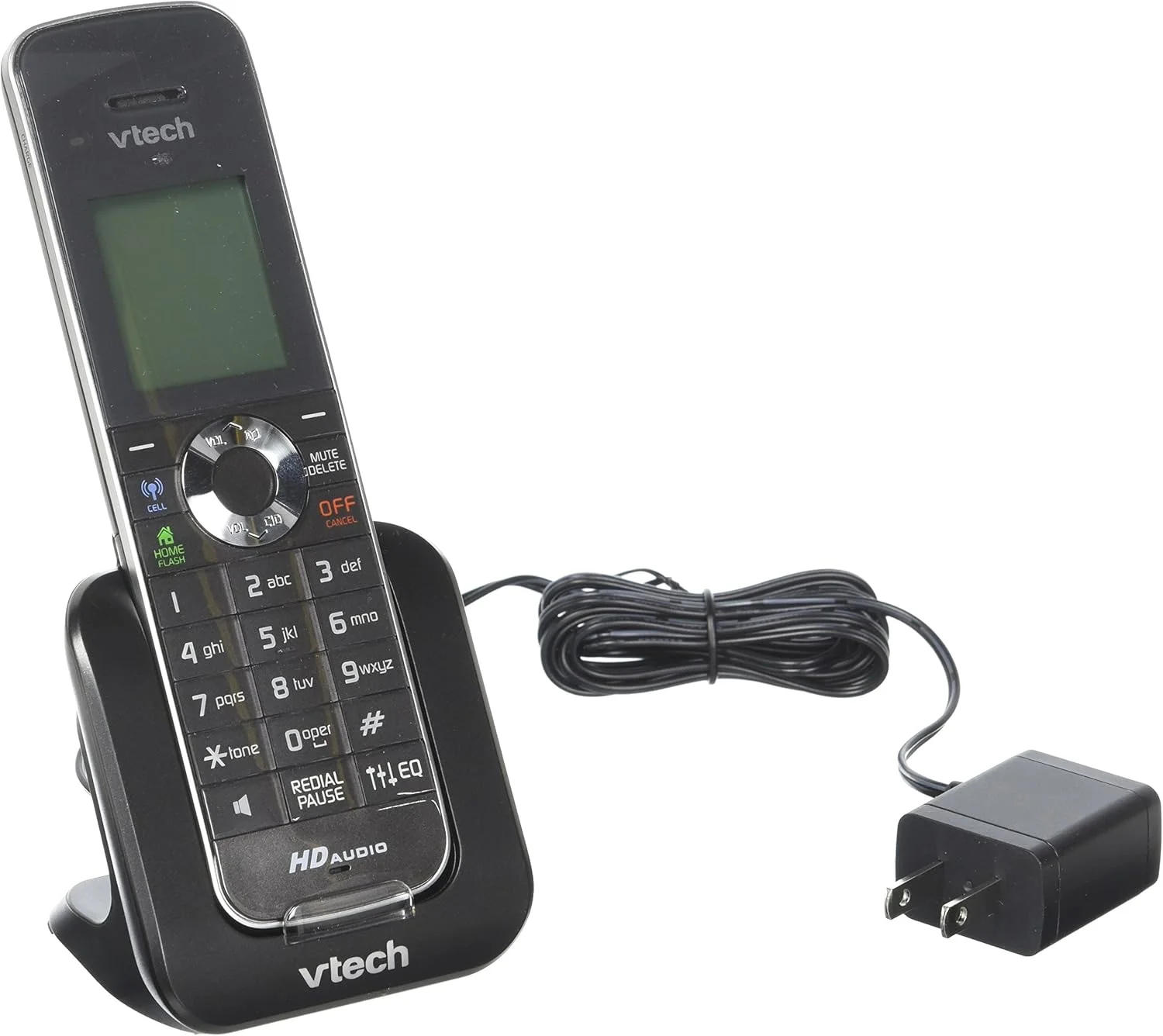 گوشی تلفن بیسیم اضافی VTech DS6401 با قابلیت نمایشگر تماس/انتظار تماس (برای کارکردن نیاز به تلفن سری DS6421، DS6422 یا DS6472 دارد)