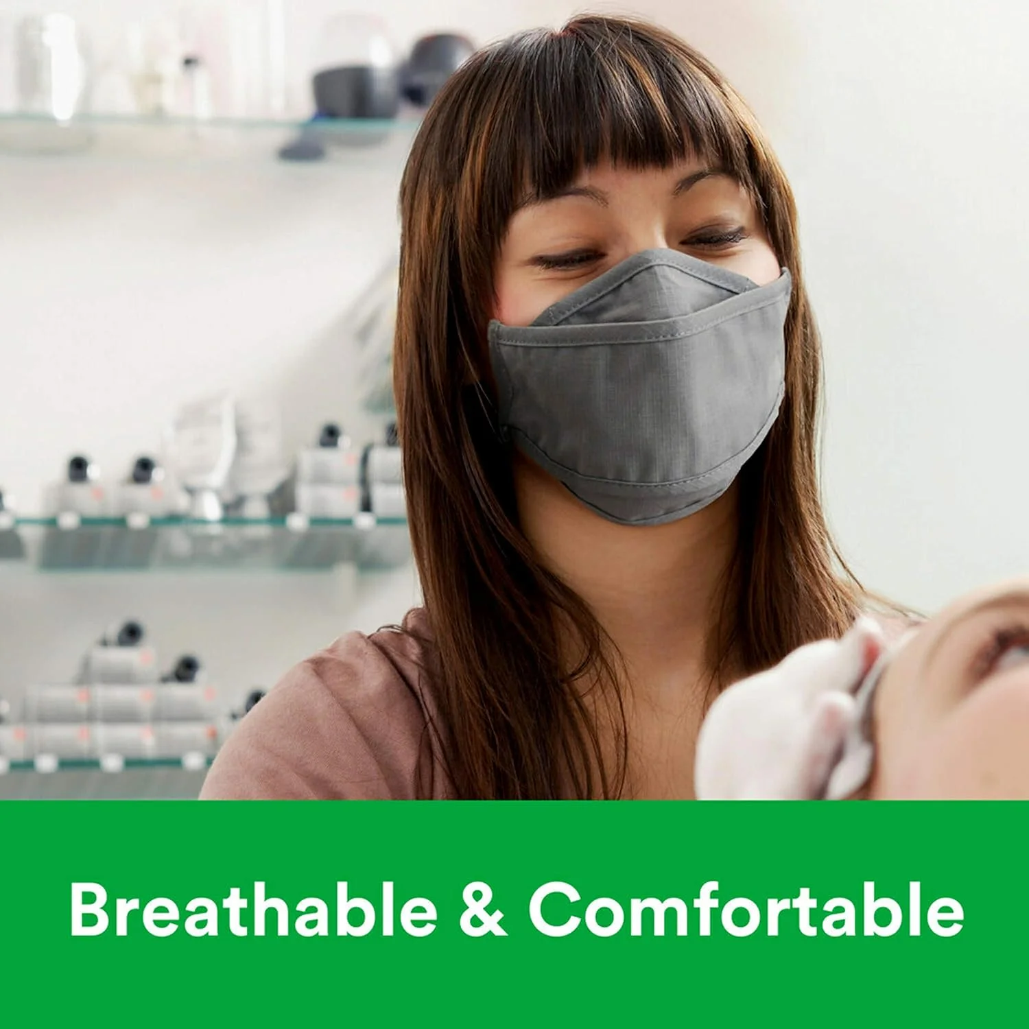 ماسک صورت روزانه 3M، قابل استفاده مجدد، قابل شستشو، دارای حلقه های گوش قابل تنظیم، پارچه نخی سبک، بسته 5 عددی، خاکستری ماسک صورت روزانه 3M، قابل استفاده مجدد، قابل شستشو، دارای حلقه های گوش قابل تنظیم، پارچه نخی سبک، بسته 5 عددی، خاکستری