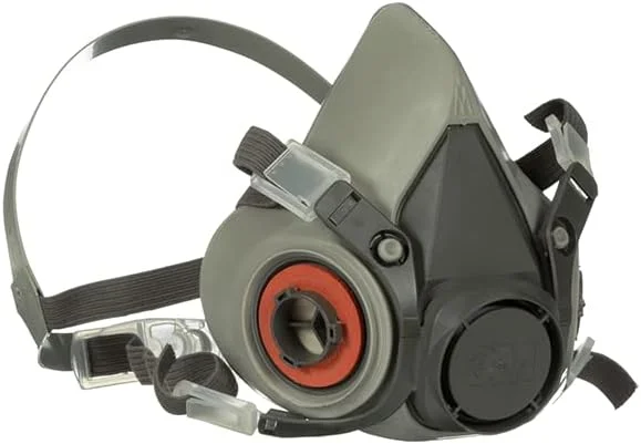 ماسک تنفسی 3M 6003 6200 با کارتریج، سایز واحد ماسک تنفسی 3M 6003 6200 با کارتریج، سایز واحد