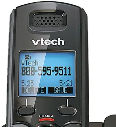 تلفن بی سیم دو خطی قابل ارتقا VTech DS6151-11 DECT 6.0 به همراه (3) گوشی جانبی DS6101-11، مشکی تلفن بی سیم دو خطی قابل ارتقا VTech DS6151-11 DECT 6.0 به همراه (3) گوشی جانبی DS6101-11، مشکی