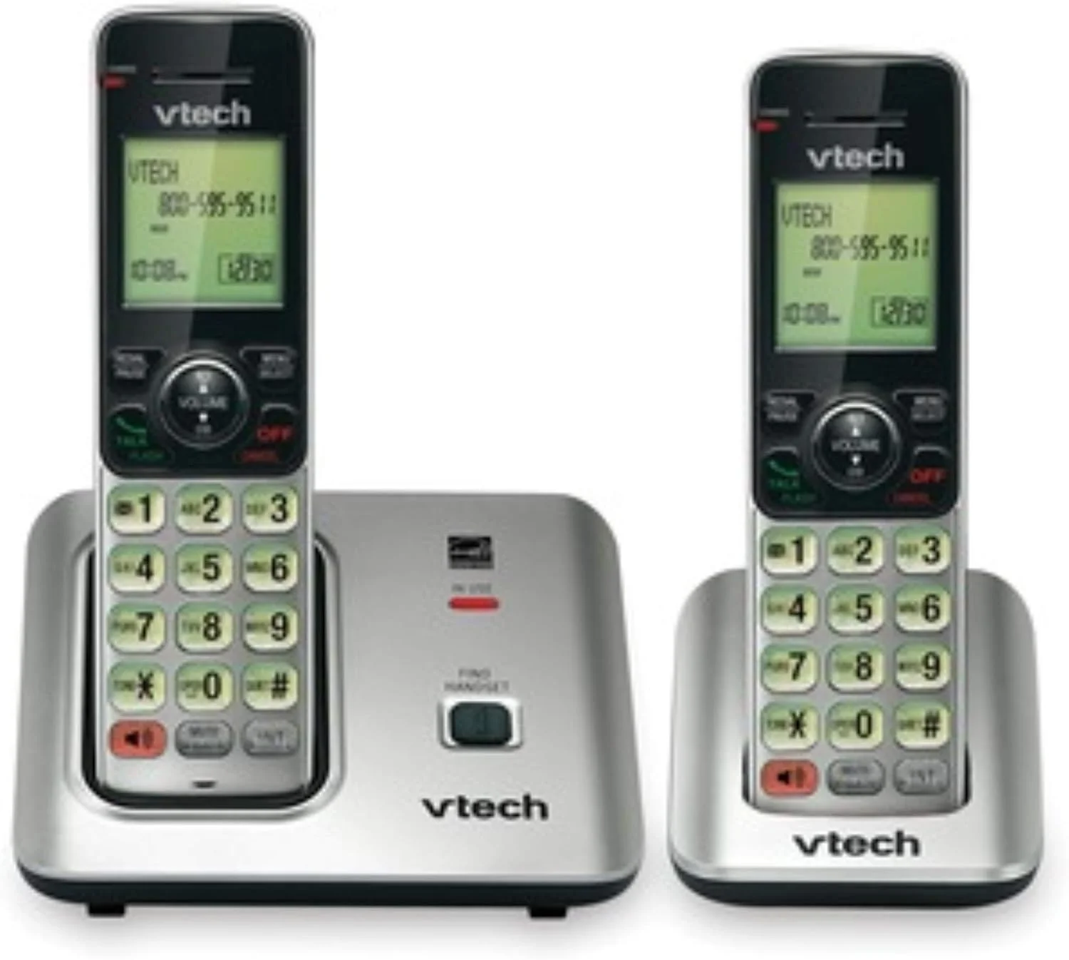 تلفن بی سیم 2 گوشی Vtech با قابلیت نمایش شماره