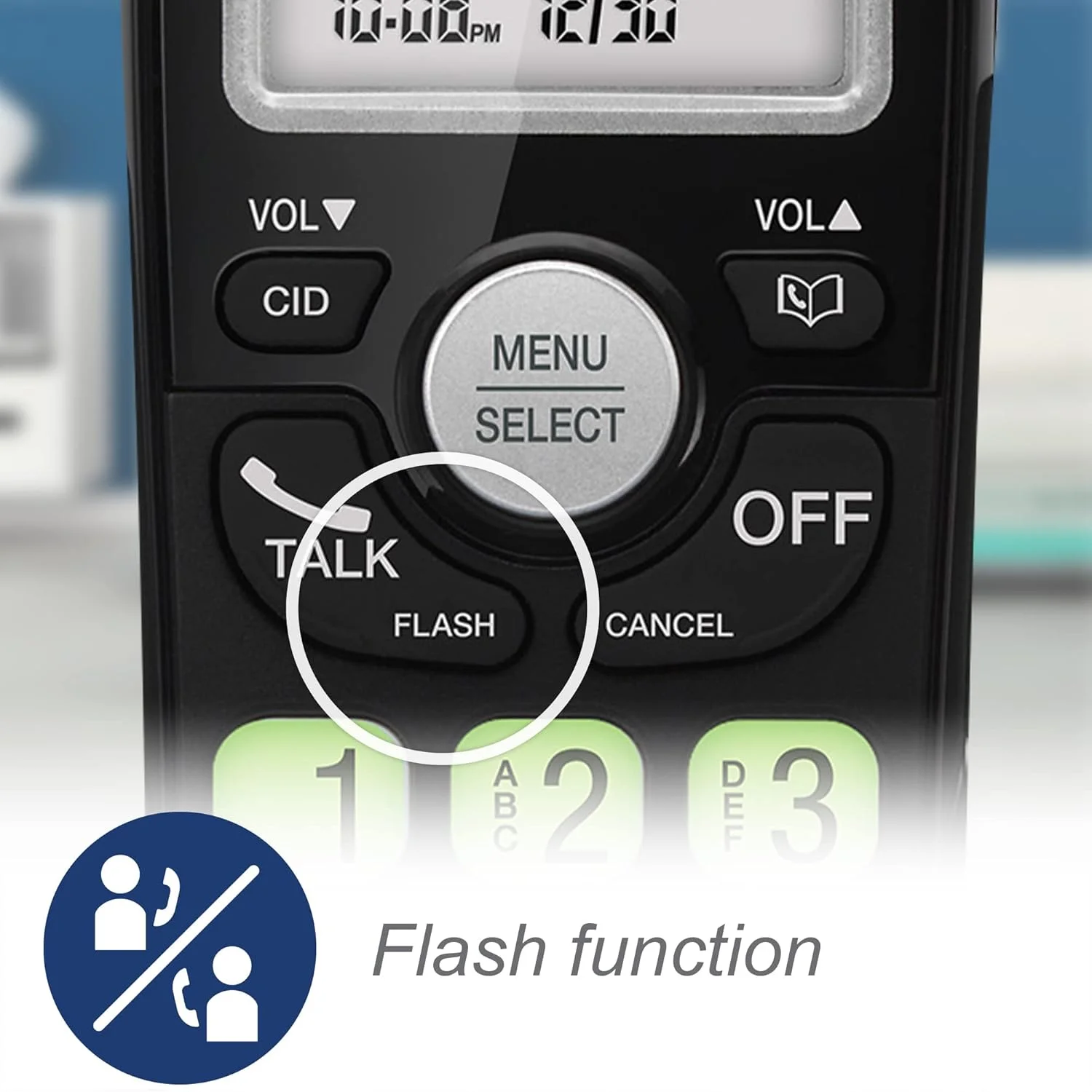 تلفن بی سیم VTech DECT 6.0 - صفحه نمایش آبی، دکمه های بزرگ، دوبلکس کامل، شناسه تماس گیرنده، نصب آسان روی دیوار، برد 300 متر تلفن بی سیم VTech DECT 6.0 - صفحه نمایش آبی، دکمه های بزرگ، دوبلکس کامل، شناسه تماس گیرنده، نصب آسان روی دیوار، برد 300 متر