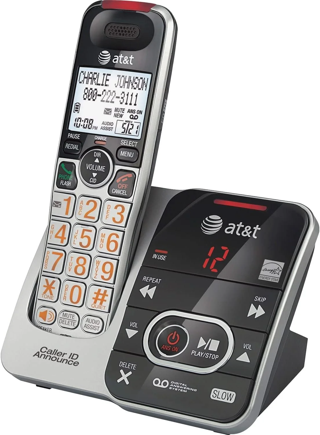 تلفن ثابت بی سیم VTech AT&T CRL32102 مدل dect_6.0 با 1 گوشی