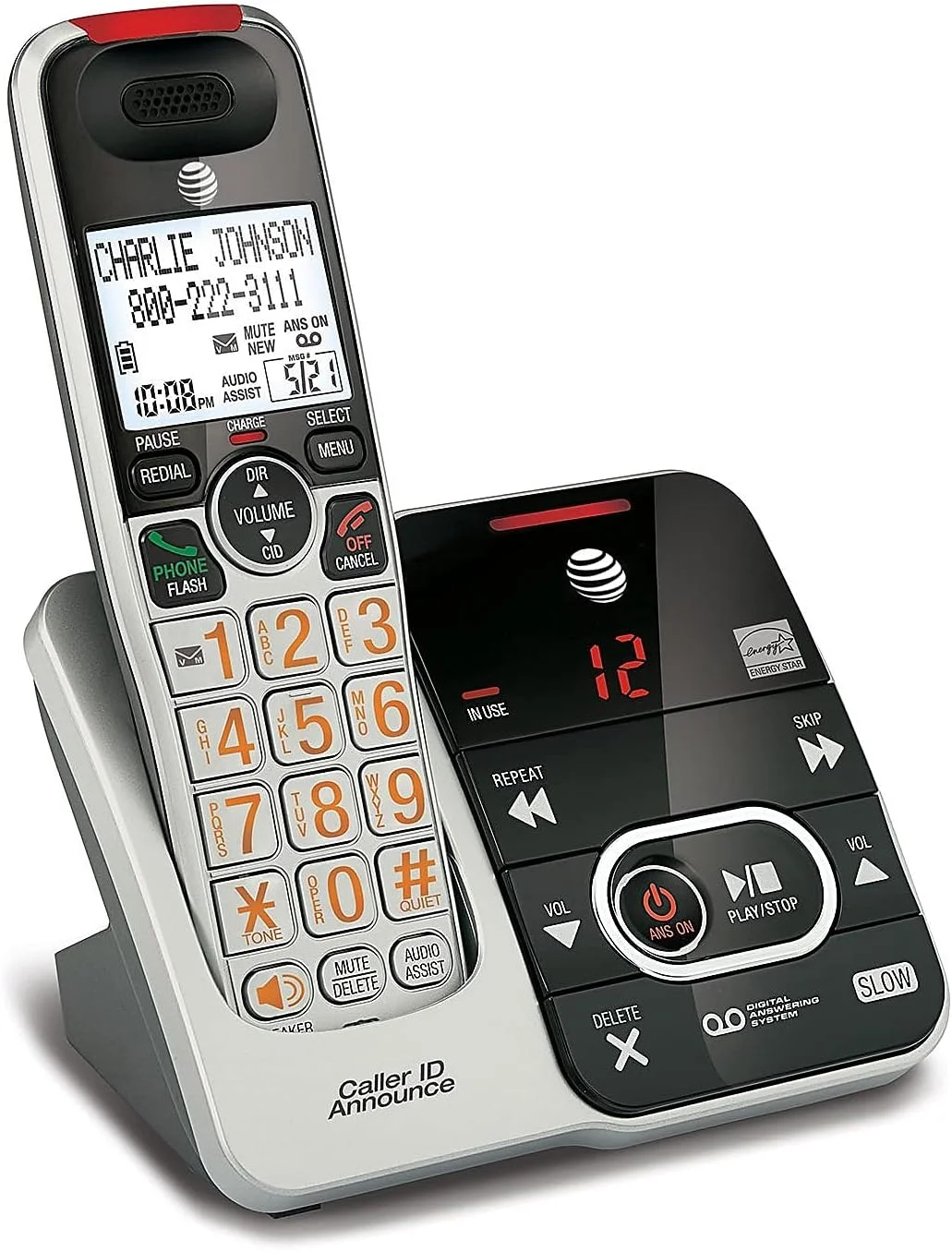 تلفن ثابت بی سیم VTech AT&T CRL32102 مدل dect_6.0 با 1 گوشی تلفن ثابت بی سیم VTech AT&T CRL32102 مدل dect_6.0 با 1 گوشی