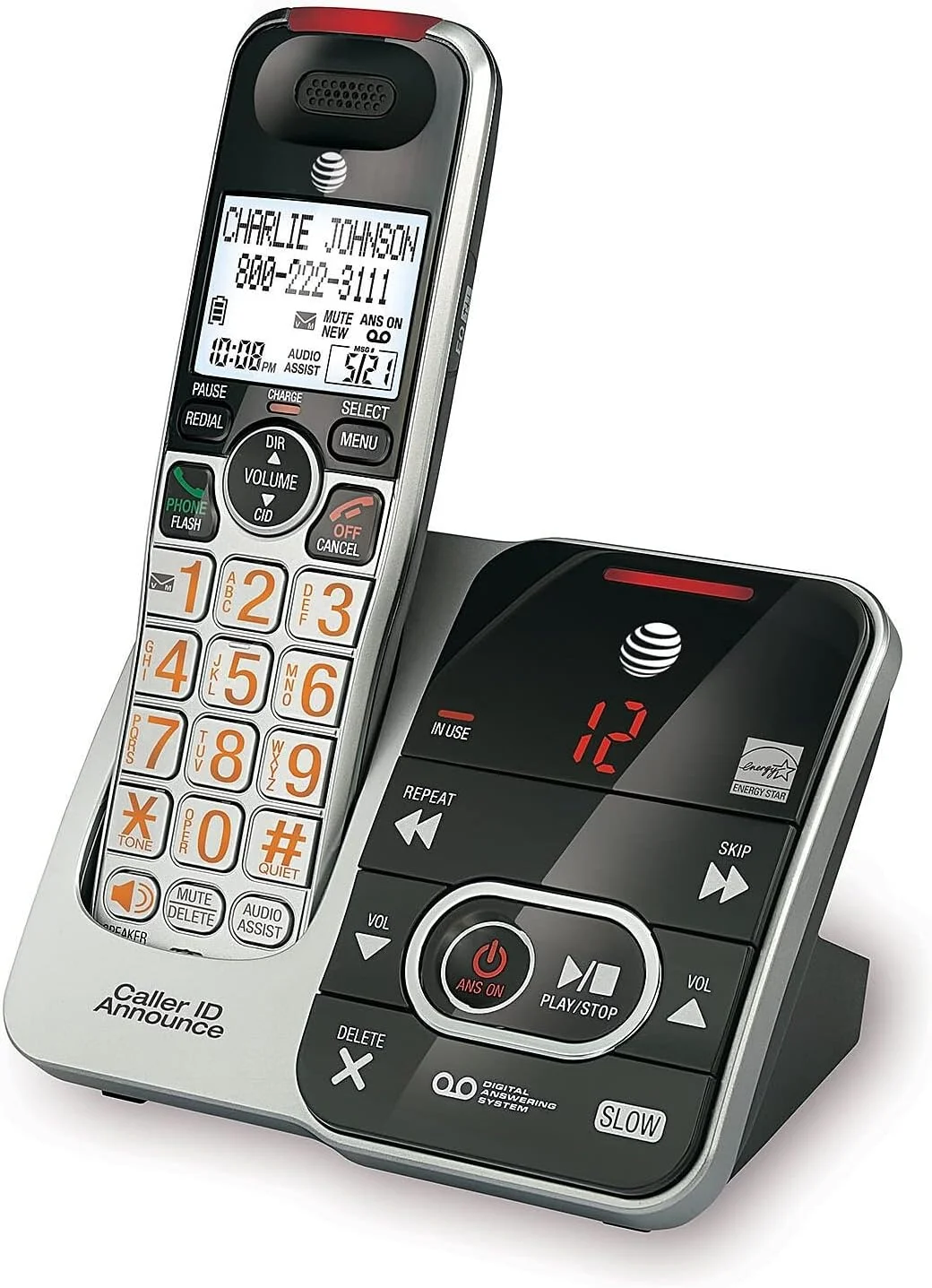 تلفن ثابت بی سیم VTech AT&T CRL32102 مدل dect_6.0 با 1 گوشی تلفن ثابت بی سیم VTech AT&T CRL32102 مدل dect_6.0 با 1 گوشی