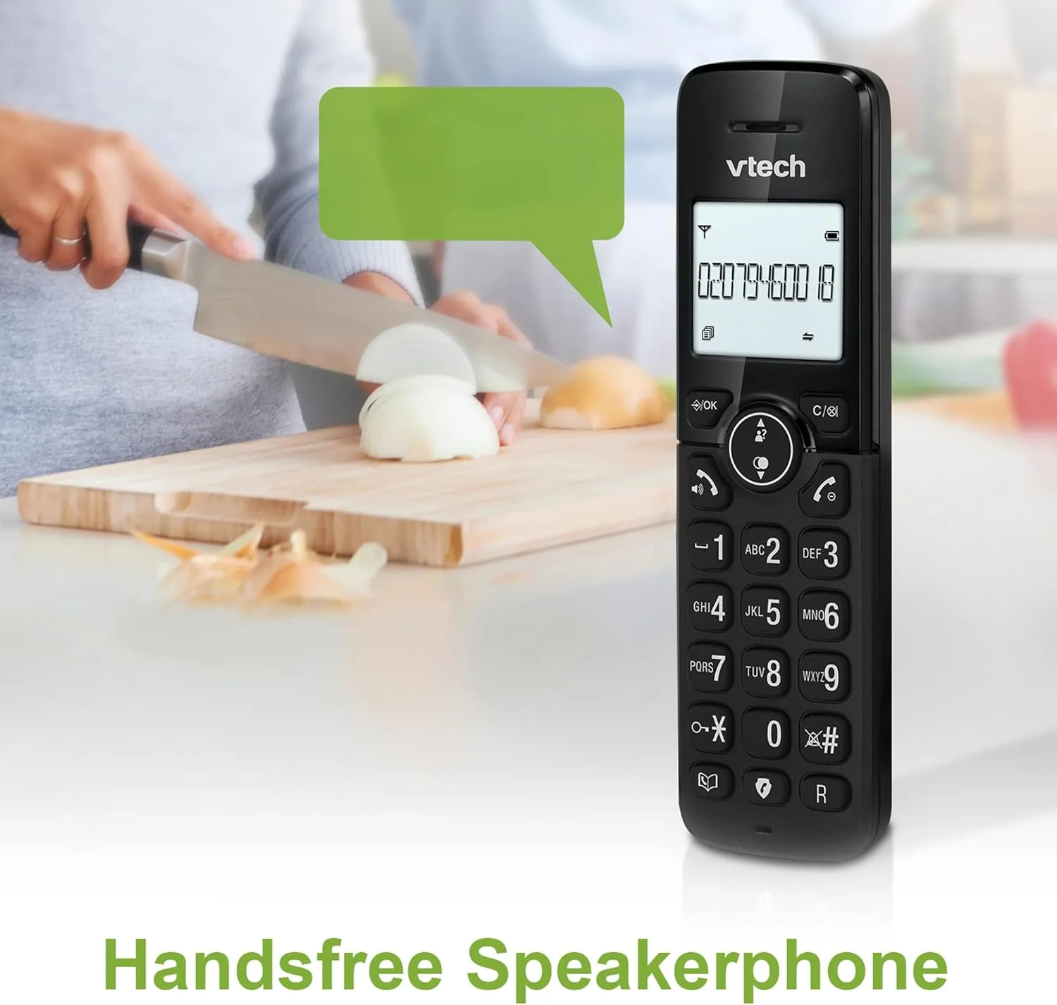 VTech CS2001 DECT 2 Handset Cordless Telephone for Home with Nuisance Call Blocker, Reliable Long Range up to 300m, Caller ID, Call Waiting, 1.8 Backlit Display, Speakerphone, Intercom, Big Buttons VTech CS2001 DECT 2 Handset Cordless Telephone for Home with Nuisance Call Blocker, Reliable Long Range up to 300m, Caller ID, Call Waiting, 1.8 Backlit Display, Speakerphone, Intercom, Big Buttons
