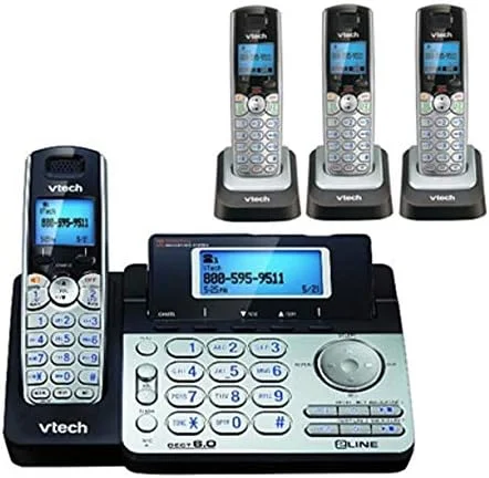 مجموعه پایه Vtech DS6151 با 3 گوشی بی سیم اضافی DS6101 مجموعه پایه Vtech DS6151 با 3 گوشی بی سیم اضافی DS6101