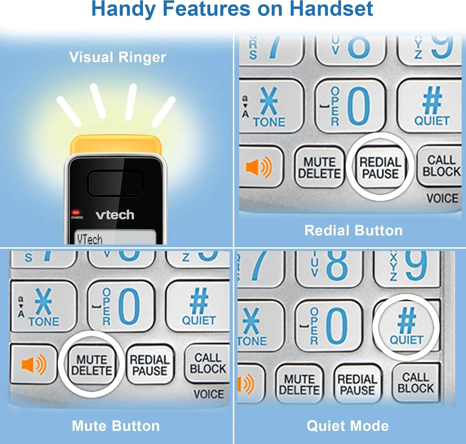 تلفن بی سیم دوربرد VTECH IS8121 با برد فوق العاده تا 700 متر، بلوتوث، قابلیت ارتقا DECT 6.0 برای منزل با منشی تلفنی، مسدود کردن تماس، اتصال به تلفن همراه، ارتباط داخلی و قابلیت ارتقا تا 5 گوشی تلفن بی سیم دوربرد VTECH IS8121 با برد فوق العاده تا 700 متر، بلوتوث، قابلیت ارتقا DECT 6.0 برای منزل با منشی تلفنی، مسدود کردن تماس، اتصال به تلفن همراه، ارتباط داخلی و قابلیت ارتقا تا 5 گوشی