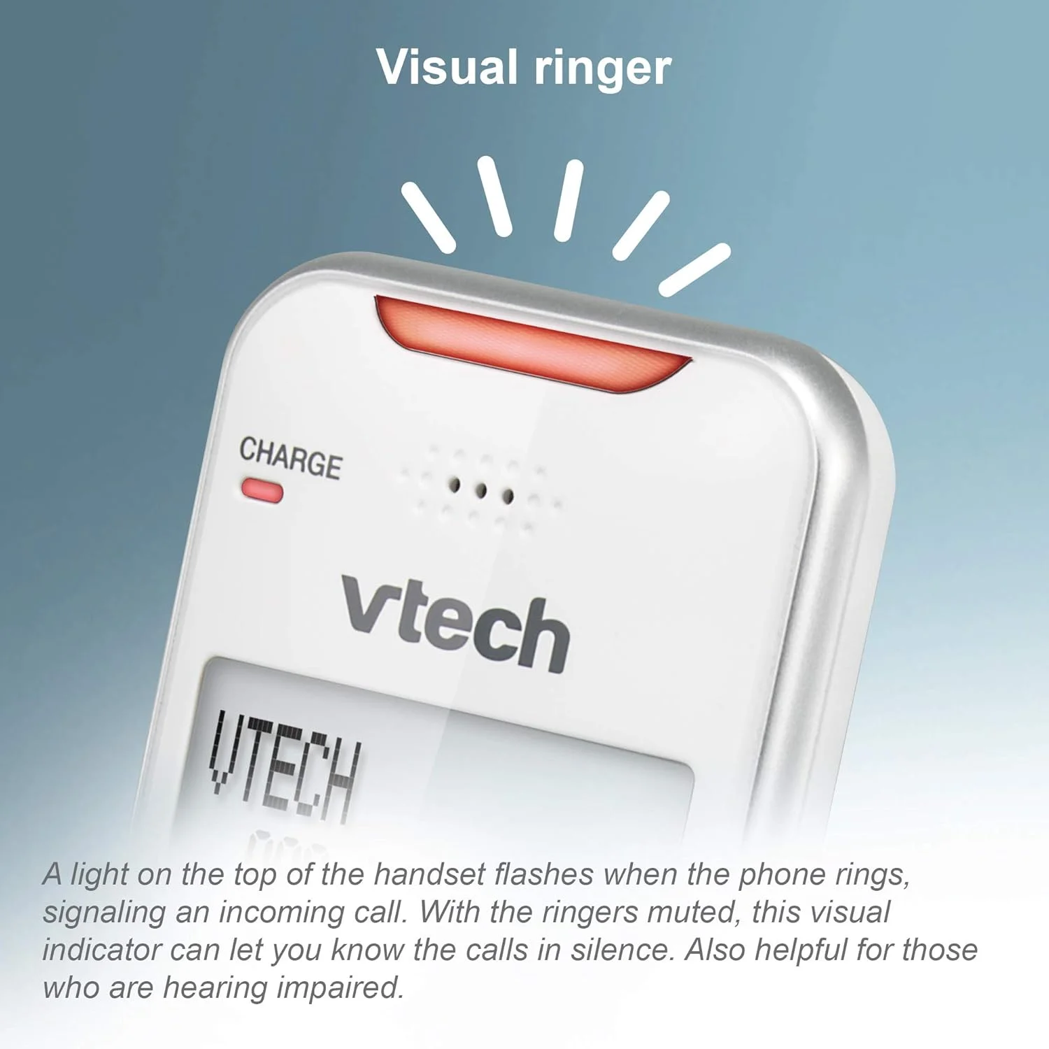 تلفن بی سیم دو گوشی VTECH VS112-27 DECT 6.0 بلوتوث دار برای منزل با منشی تلفنی، مسدود کردن تماس، نمایشگر شماره تماس گیرنده، ارتباط داخلی و اتصال به تلفن همراه (نقره ای و سفید) تلفن بی سیم دو گوشی VTECH VS112-27 DECT 6.0 بلوتوث دار برای منزل با منشی تلفنی، مسدود کردن تماس، نمایشگر شماره تماس گیرنده، ارتباط داخلی و اتصال به تلفن همراه (نقره ای و سفید)
