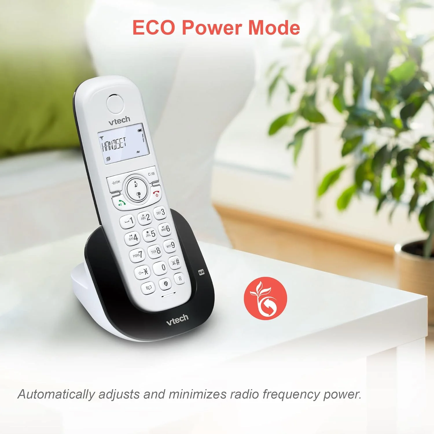 تلفن بی سیم DECT مدل VTech CS1550 با منشی تلفنی و مسدود کننده تماس، 1 گوشی، تلفن های ثابت خانگی، سفید، شناسه تماس گیرنده/انتظار تماس، شماره گیری مجدد، هندزفری، صفحه نمایش و صفحه کلید روشن تلفن بی سیم DECT مدل VTech CS1550 با منشی تلفنی و مسدود کننده تماس، 1 گوشی، تلفن های ثابت خانگی، سفید، شناسه تماس گیرنده/انتظار تماس، شماره گیری مجدد، هندزفری، صفحه نمایش و صفحه کلید روشن