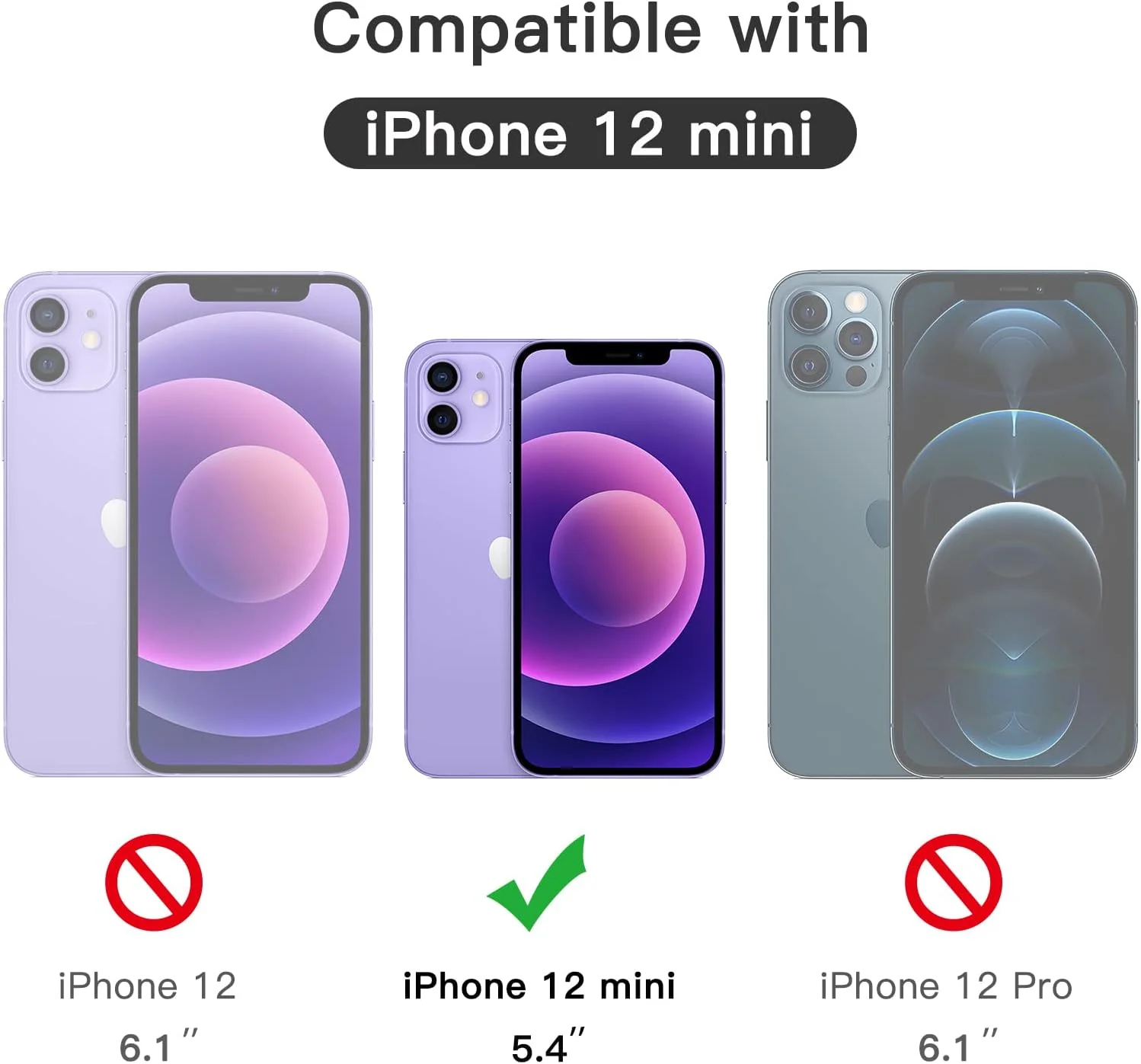 محافظ صفحه نمایش پوشش کامل JETech برای آیفون 12 مینی 5.4 اینچی، فیلم شیشه ای حرارت دیده با لبه مشکی به همراه ابزار نصب آسان، سازگار با قاب، شفافیت HD، بسته 3 عددی محافظ صفحه نمایش پوشش کامل JETech برای آیفون 12 مینی 5.4 اینچی، فیلم شیشه ای حرارت دیده با لبه مشکی به همراه ابزار نصب آسان، سازگار با قاب، شفافیت HD، بسته 3 عددی