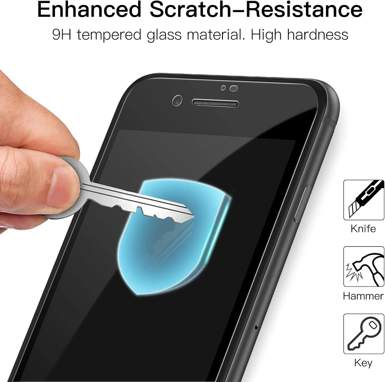 محافظ صفحه نمایش تمام صفحه JETech برای آیفون SE 3 (2022)/SE 2 (2020)/8/7 4.7 اینچی، فیلم شیشه ای حرارت دیده با لبه مشکی به همراه ابزار نصب آسان، سازگار با قاب، شفافیت HD، بسته 3 عددی (مشکی) محافظ صفحه نمایش تمام صفحه JETech برای آیفون SE 3 (2022)/SE 2 (2020)/8/7 4.7 اینچی، فیلم شیشه ای حرارت دیده با لبه مشکی به همراه ابزار نصب آسان، سازگار با قاب، شفافیت HD، بسته 3 عددی (مشکی)