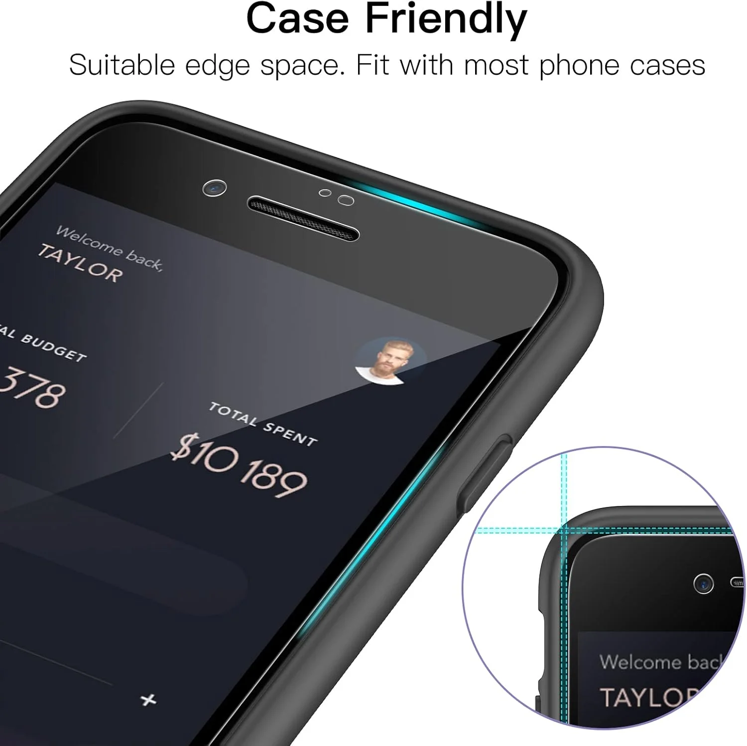 محافظ صفحه نمایش تمام صفحه JETech برای آیفون SE 3 (2022)/SE 2 (2020)/8/7 4.7 اینچی، فیلم شیشه ای حرارت دیده با لبه مشکی به همراه ابزار نصب آسان، سازگار با قاب، شفافیت HD، بسته 3 عددی (مشکی) محافظ صفحه نمایش تمام صفحه JETech برای آیفون SE 3 (2022)/SE 2 (2020)/8/7 4.7 اینچی، فیلم شیشه ای حرارت دیده با لبه مشکی به همراه ابزار نصب آسان، سازگار با قاب، شفافیت HD، بسته 3 عددی (مشکی)