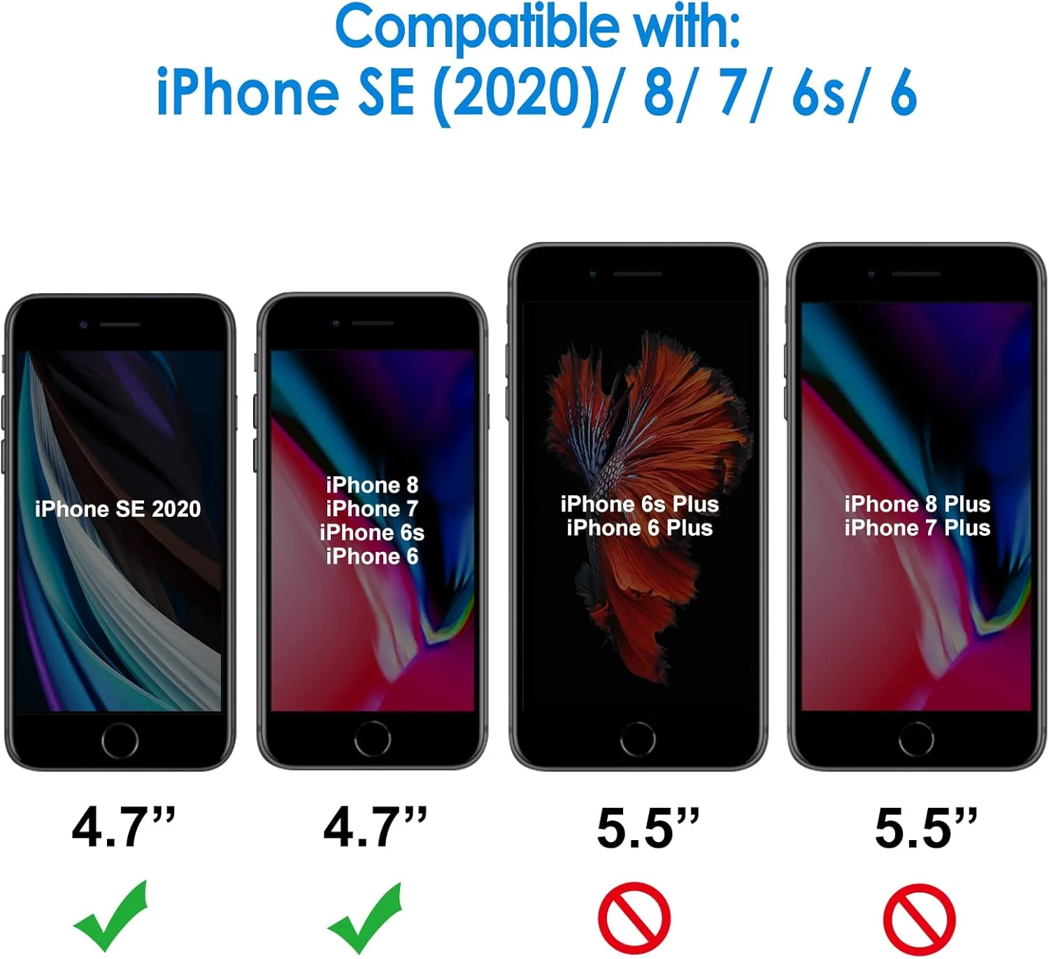 محافظ صفحه نمایش شیشه ای JETech بسته 3 عددی مناسب برای آیفون SE 3/2 (نسخه 2022/2020)، آیفون 8، آیفون 7، آیفون 6s و آیفون 6، فیلم شیشه ای حرارت دیده، 4.7 اینچ محافظ صفحه نمایش شیشه ای JETech بسته 3 عددی مناسب برای آیفون SE 3/2 (نسخه 2022/2020)، آیفون 8، آیفون 7، آیفون 6s و آیفون 6، فیلم شیشه ای حرارت دیده، 4.7 اینچ