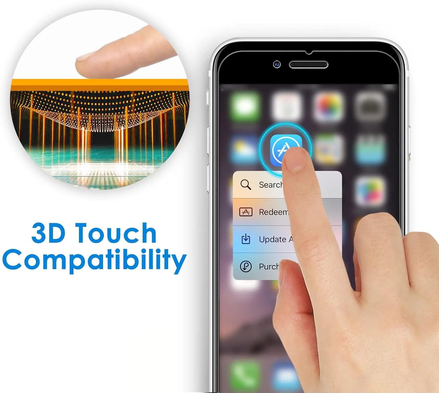 محافظ صفحه نمایش شیشه ای JETech بسته 3 عددی مناسب برای آیفون SE 3/2 (نسخه 2022/2020)، آیفون 8، آیفون 7، آیفون 6s و آیفون 6، فیلم شیشه ای حرارت دیده، 4.7 اینچ محافظ صفحه نمایش شیشه ای JETech بسته 3 عددی مناسب برای آیفون SE 3/2 (نسخه 2022/2020)، آیفون 8، آیفون 7، آیفون 6s و آیفون 6، فیلم شیشه ای حرارت دیده، 4.7 اینچ