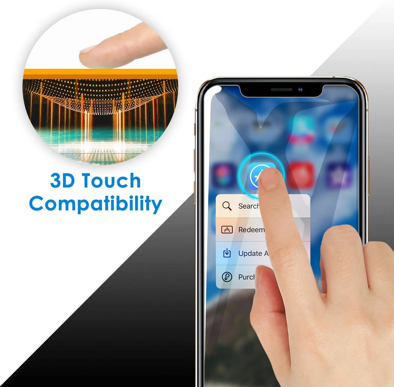 محافظ صفحه نمایش حریم خصوصی JETech برای آیفون 11 پرو مکس و آیفون Xs Max 6.5 اینچی، فیلم شیشه ای حرارت دیده ضد جاسوسی، بسته 2 عددی محافظ صفحه نمایش حریم خصوصی JETech برای آیفون 11 پرو مکس و آیفون Xs Max 6.5 اینچی، فیلم شیشه ای حرارت دیده ضد جاسوسی، بسته 2 عددی