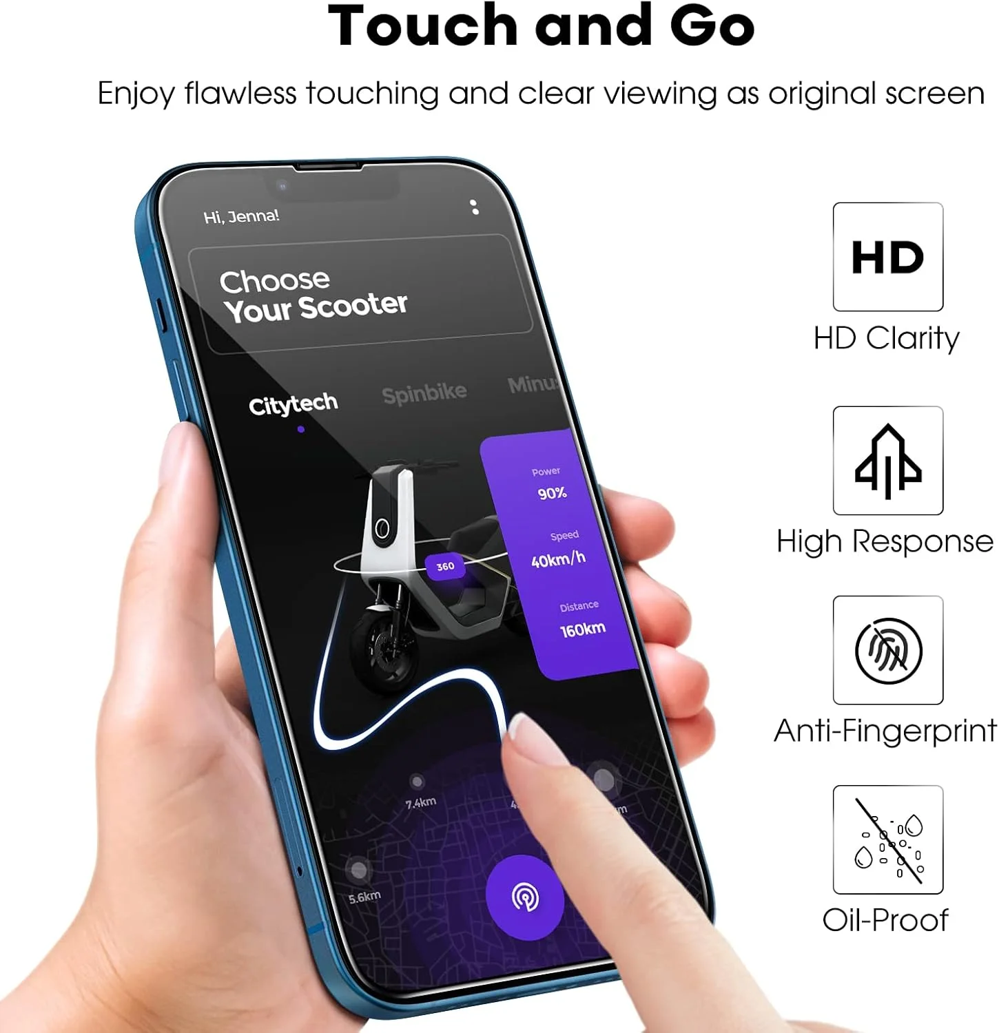 محافظ صفحه نمایش تمام صفحه JETech برای آیفون 16e 2025 و آیفون 13/13 پرو 6.1 اینچی، فیلم شیشه ای حرارت دیده با ابزار نصب آسان، سازگار با قاب، شفاف HD، بسته 3 عددی محافظ صفحه نمایش تمام صفحه JETech برای آیفون 16e 2025 و آیفون 13/13 پرو 6.1 اینچی، فیلم شیشه ای حرارت دیده با ابزار نصب آسان، سازگار با قاب، شفاف HD، بسته 3 عددی