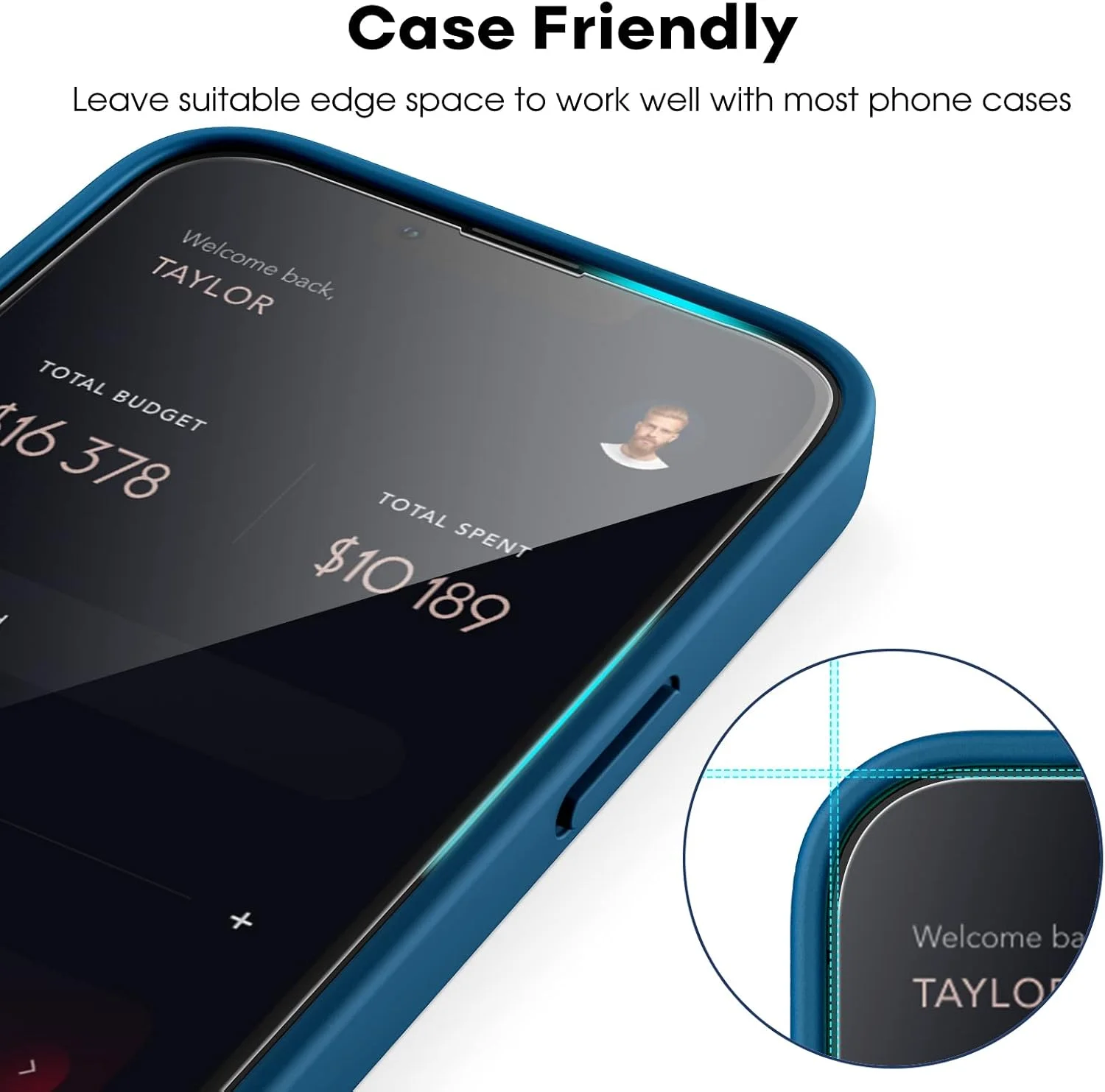 محافظ صفحه نمایش تمام صفحه JETech برای آیفون 16e 2025 و آیفون 13/13 پرو 6.1 اینچی، فیلم شیشه ای حرارت دیده با ابزار نصب آسان، سازگار با قاب، شفاف HD، بسته 3 عددی محافظ صفحه نمایش تمام صفحه JETech برای آیفون 16e 2025 و آیفون 13/13 پرو 6.1 اینچی، فیلم شیشه ای حرارت دیده با ابزار نصب آسان، سازگار با قاب، شفاف HD، بسته 3 عددی