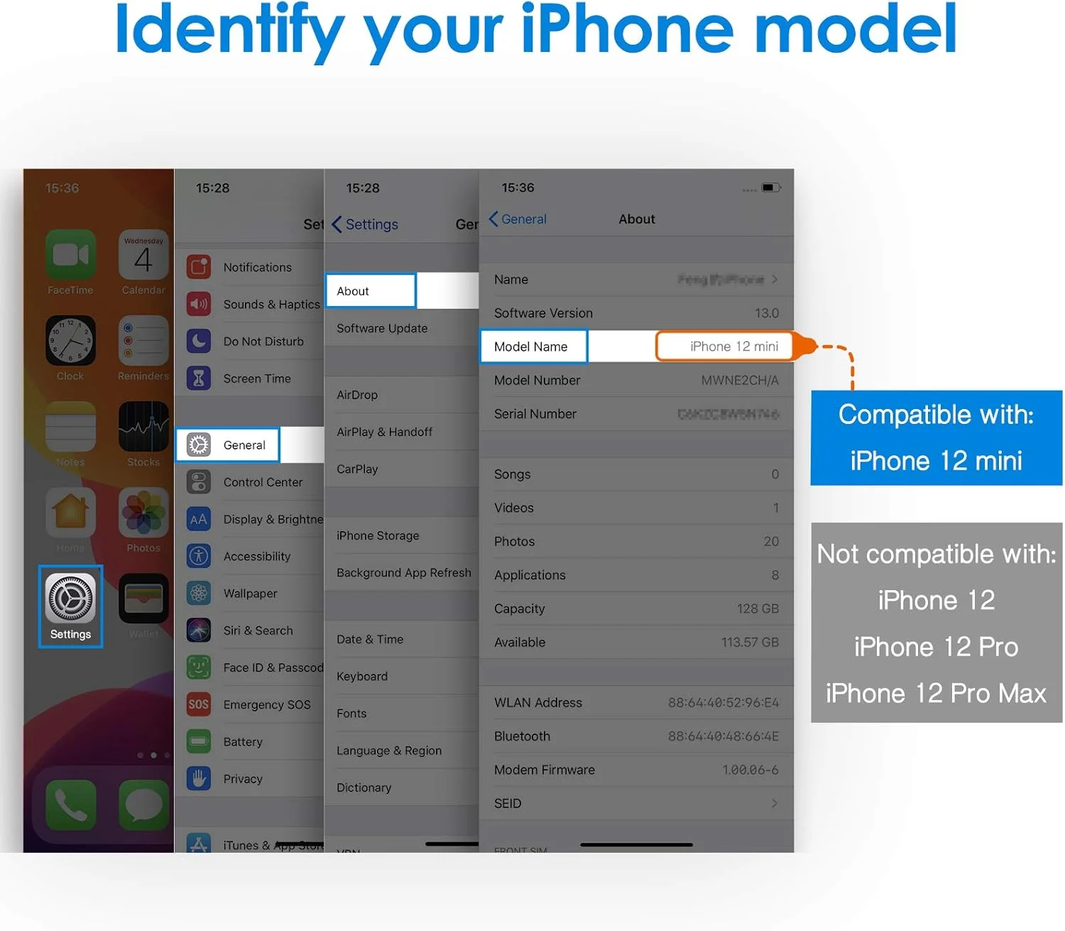 محافظ صفحه نمایش JETech برای آیفون 12 مینی 5.4 اینچی، فیلم شیشه ای حرارت دیده، بسته 3 عددی محافظ صفحه نمایش JETech برای آیفون 12 مینی 5.4 اینچی، فیلم شیشه ای حرارت دیده، بسته 3 عددی