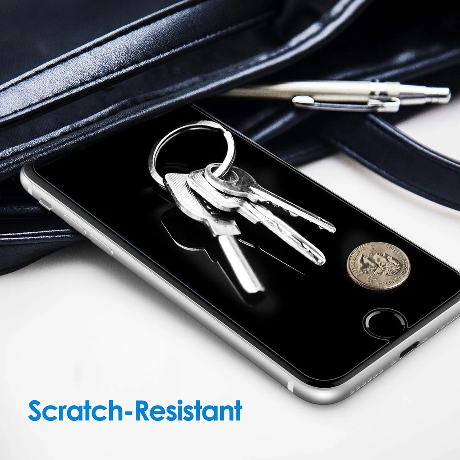 محافظ صفحه نمایش JETech برای آیفون SE 3/2 (نسخه 2022/2020) 4.7 اینچی، فیلم شیشه ای حرارت دیده، بسته 3 عددی محافظ صفحه نمایش JETech برای آیفون SE 3/2 (نسخه 2022/2020) 4.7 اینچی، فیلم شیشه ای حرارت دیده، بسته 3 عددی