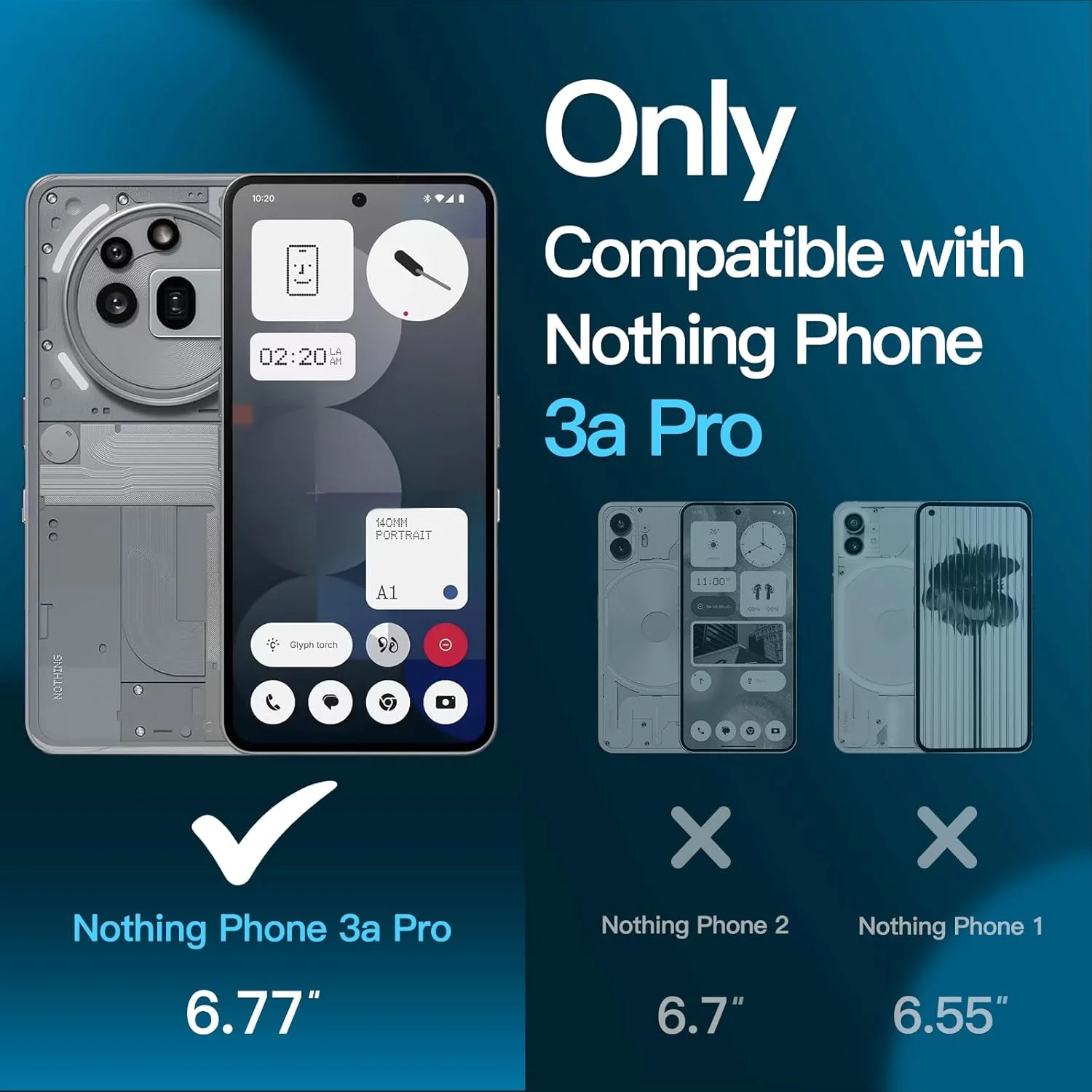 محافظ صفحه نمایش پوشش کامل JETech برای ناتینگ فون 3a Pro، فیلم شیشه ای حرارت دیده با لبه مشکی به همراه ابزار نصب آسان، سازگار با قاب، شفافیت HD، بسته 3 عددی محافظ صفحه نمایش پوشش کامل JETech برای ناتینگ فون 3a Pro، فیلم شیشه ای حرارت دیده با لبه مشکی به همراه ابزار نصب آسان، سازگار با قاب، شفافیت HD، بسته 3 عددی