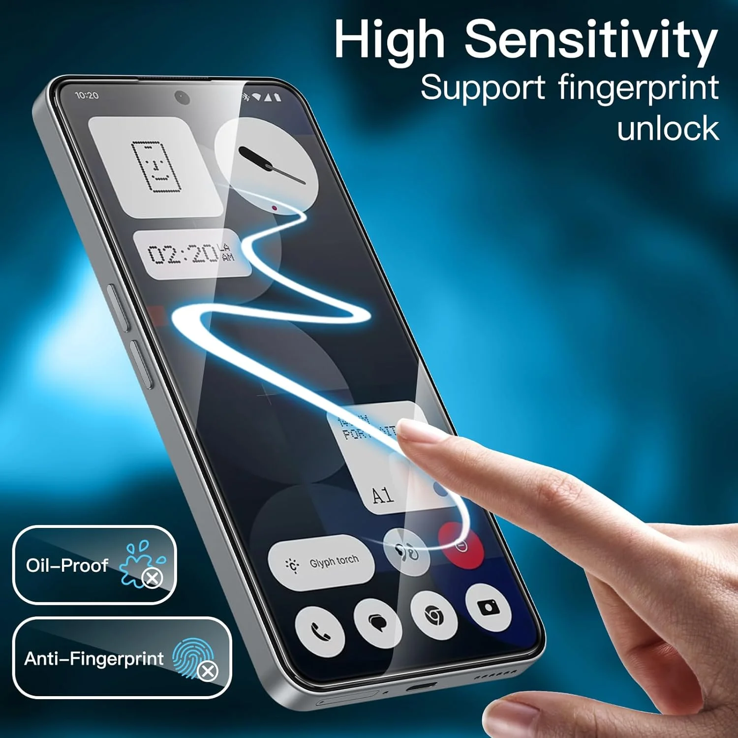 محافظ صفحه نمایش پوشش کامل JETech برای ناتینگ فون 3a Pro، فیلم شیشه ای حرارت دیده با لبه مشکی به همراه ابزار نصب آسان، سازگار با قاب، شفافیت HD، بسته 3 عددی محافظ صفحه نمایش پوشش کامل JETech برای ناتینگ فون 3a Pro، فیلم شیشه ای حرارت دیده با لبه مشکی به همراه ابزار نصب آسان، سازگار با قاب، شفافیت HD، بسته 3 عددی