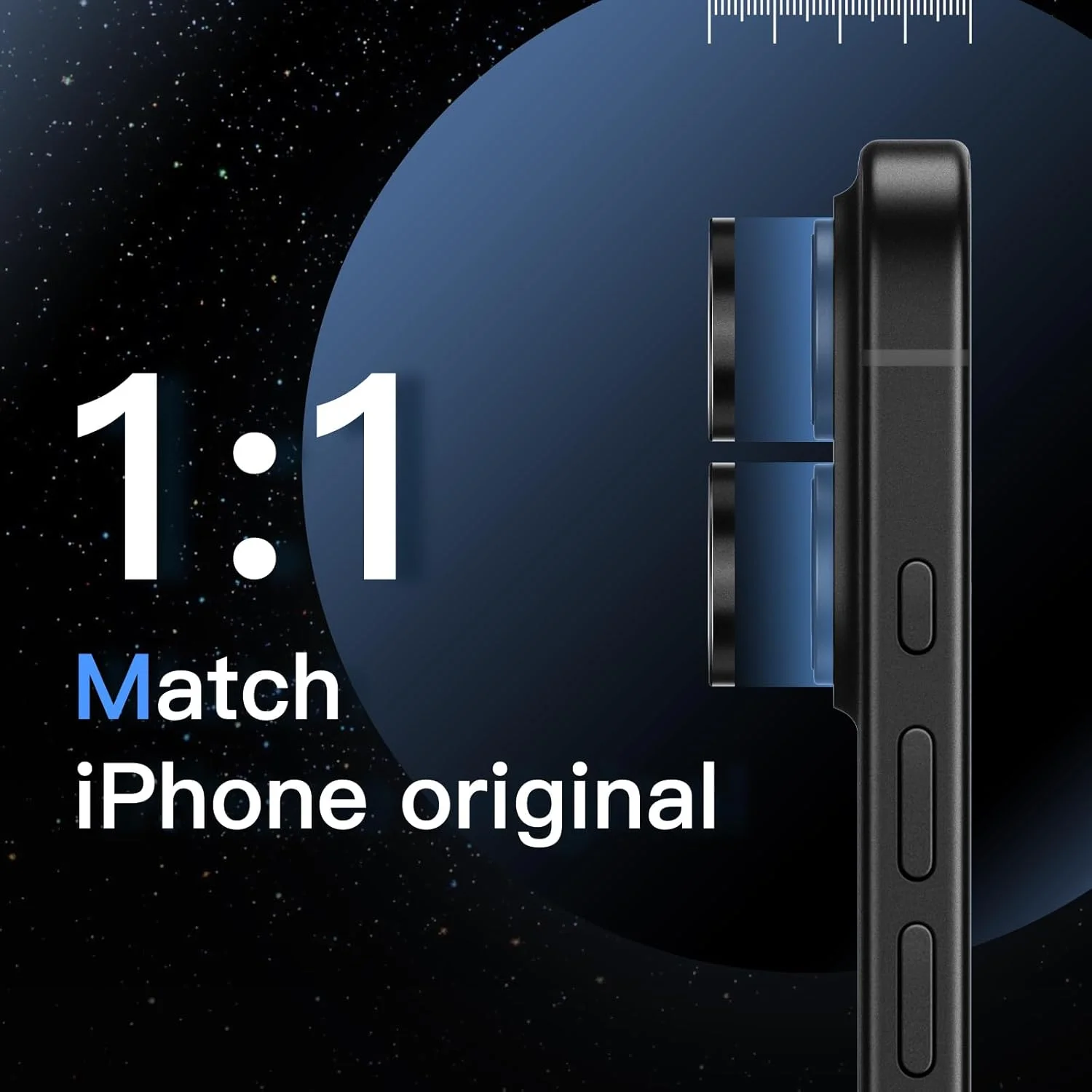 محافظ لنز دوربین JETech برای آیفون 17 6.3 اینچی، شیشه حرارت دیده 9H با حلقه فلزی جداگانه، نصب آسان، شفافیت HD، 1 عدد (مشکی) محافظ لنز دوربین JETech برای آیفون 17 6.3 اینچی، شیشه حرارت دیده 9H با حلقه فلزی جداگانه، نصب آسان، شفافیت HD، 1 عدد (مشکی)