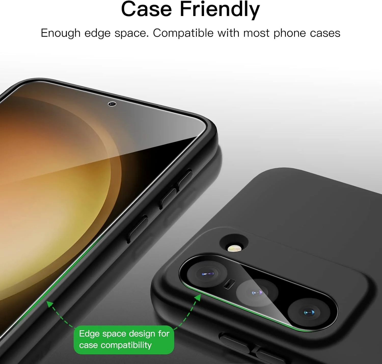 محافظ صفحه نمایش JETech برای گوشی سامسونگ گلکسی S23 5G 6.1 اینچی به همراه محافظ لنز دوربین، فیلم شیشه ای حرارت دیده، سازگار با اثر انگشت، شفاف HD، 2 عدد در هر بسته محافظ صفحه نمایش JETech برای گوشی سامسونگ گلکسی S23 5G 6.1 اینچی به همراه محافظ لنز دوربین، فیلم شیشه ای حرارت دیده، سازگار با اثر انگشت، شفاف HD، 2 عدد در هر بسته