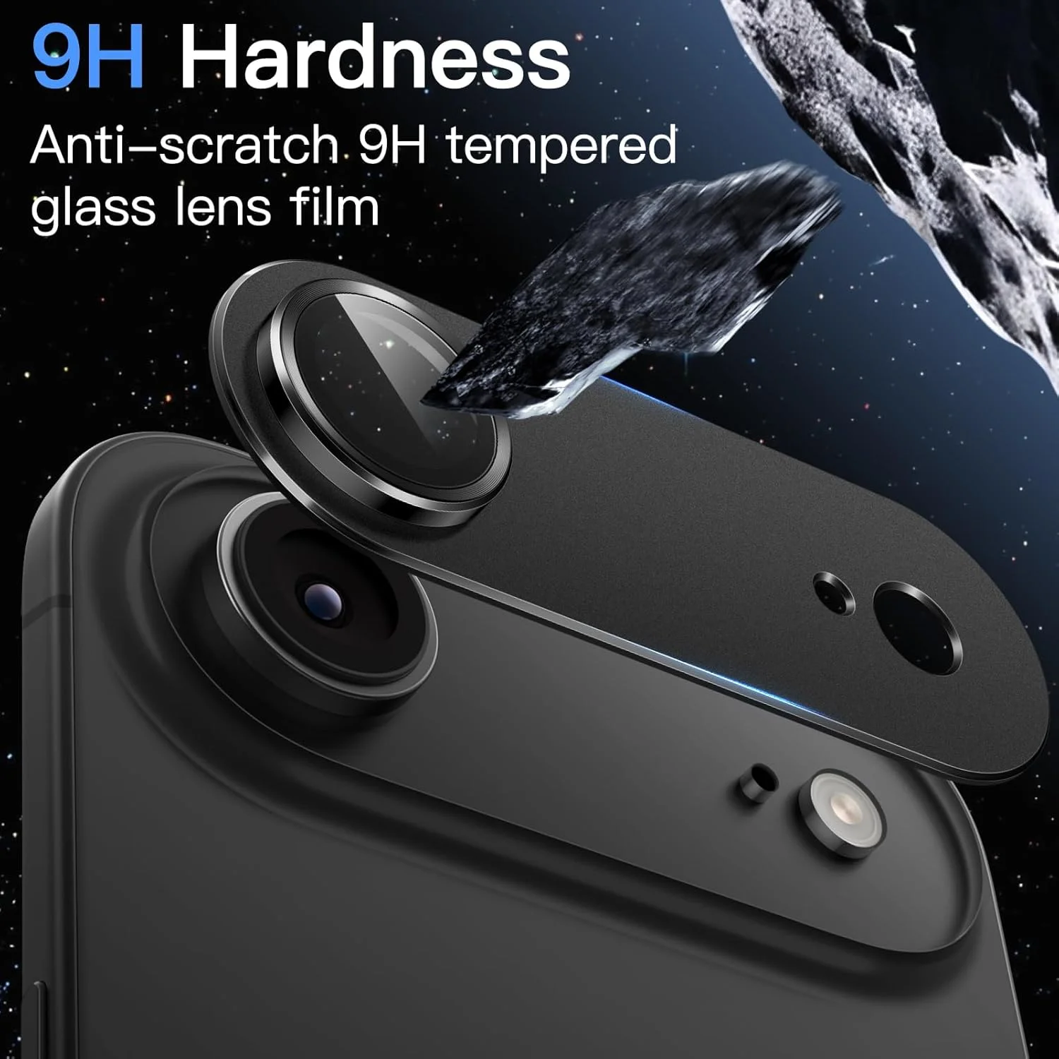 محافظ لنز دوربین JETech برای آیفون 17 Air، پوشش کامل شیشه حرارت دیده 9H، حلقه فلزی مات، سازگار با قاب، صفحه نمایش 6.5 اینچی، 1 عدد (مشکی) محافظ لنز دوربین JETech برای آیفون 17 Air، پوشش کامل شیشه حرارت دیده 9H، حلقه فلزی مات، سازگار با قاب، صفحه نمایش 6.5 اینچی، 1 عدد (مشکی)