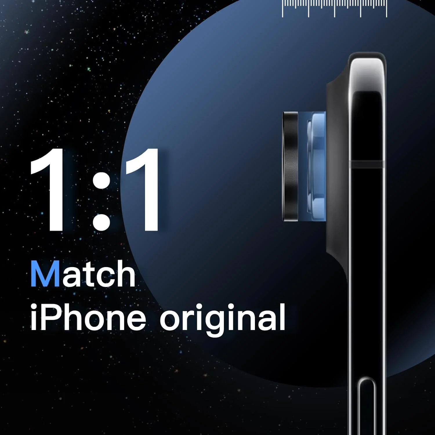 محافظ لنز دوربین JETech برای آیفون 17 Air، شیشه حرارت دیده 9H با حلقه فلزی جداگانه، نصب آسان، شفافیت HD، صفحه نمایش 6.5 اینچی، 1 عدد (مشکی) محافظ لنز دوربین JETech برای آیفون 17 Air، شیشه حرارت دیده 9H با حلقه فلزی جداگانه، نصب آسان، شفافیت HD، صفحه نمایش 6.5 اینچی، 1 عدد (مشکی)